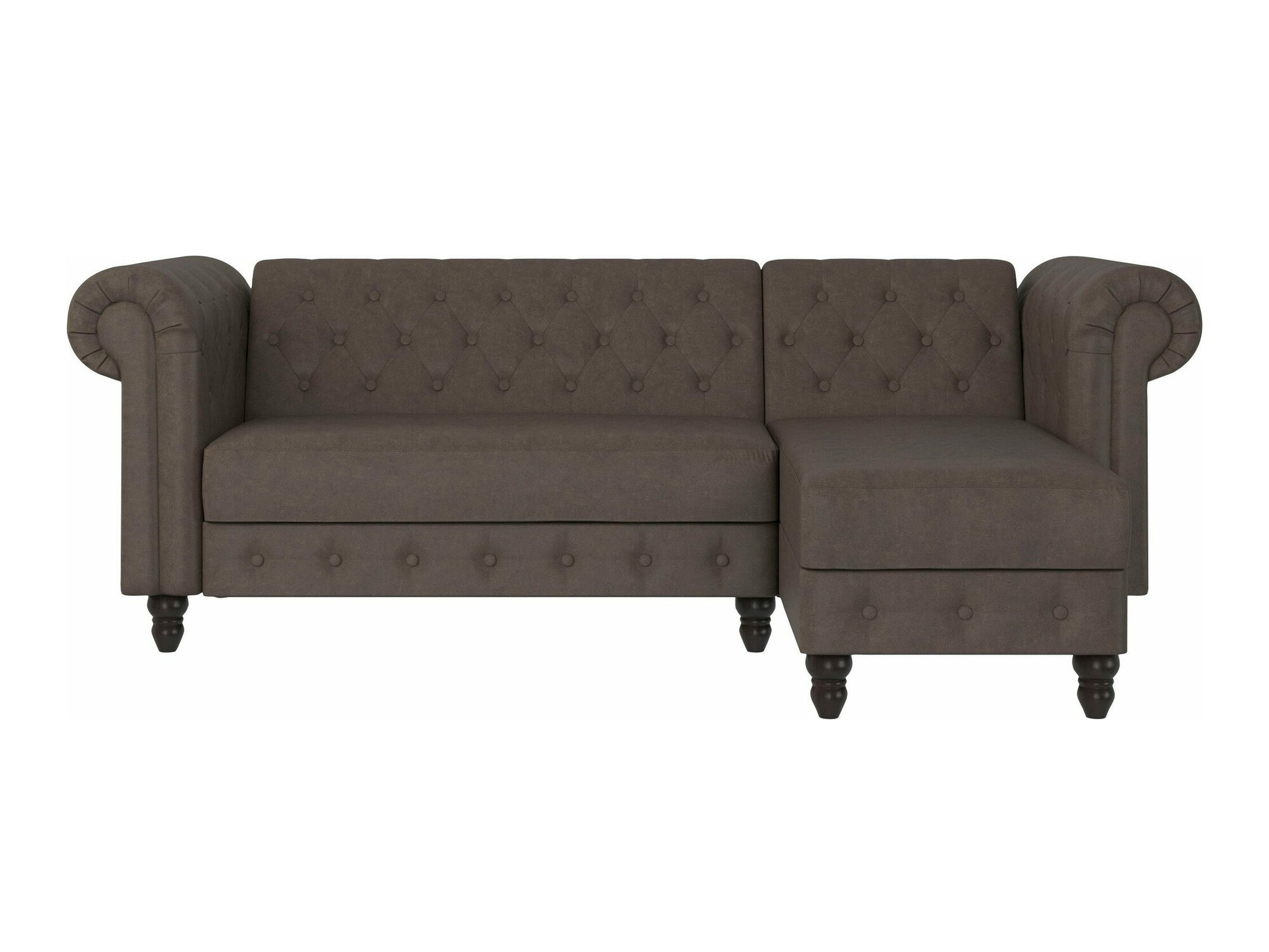 Colțar Chesterfield Tulsa 622 (Maro)