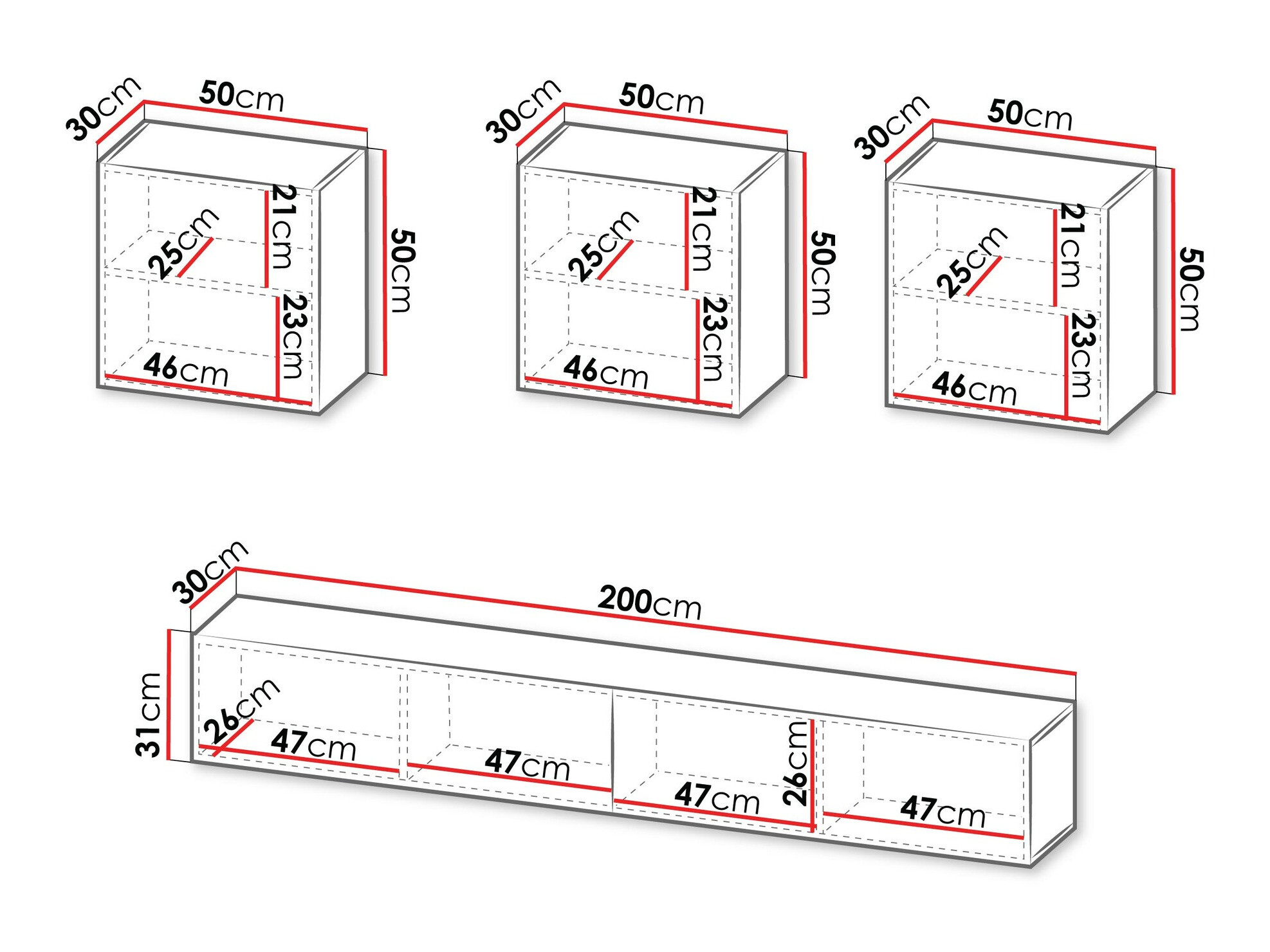 Set de living Species IV (Negru)