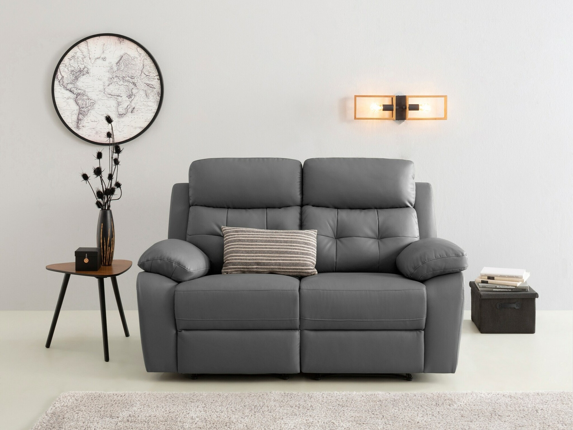 Canapea recliner Denton 1479 (Gri)