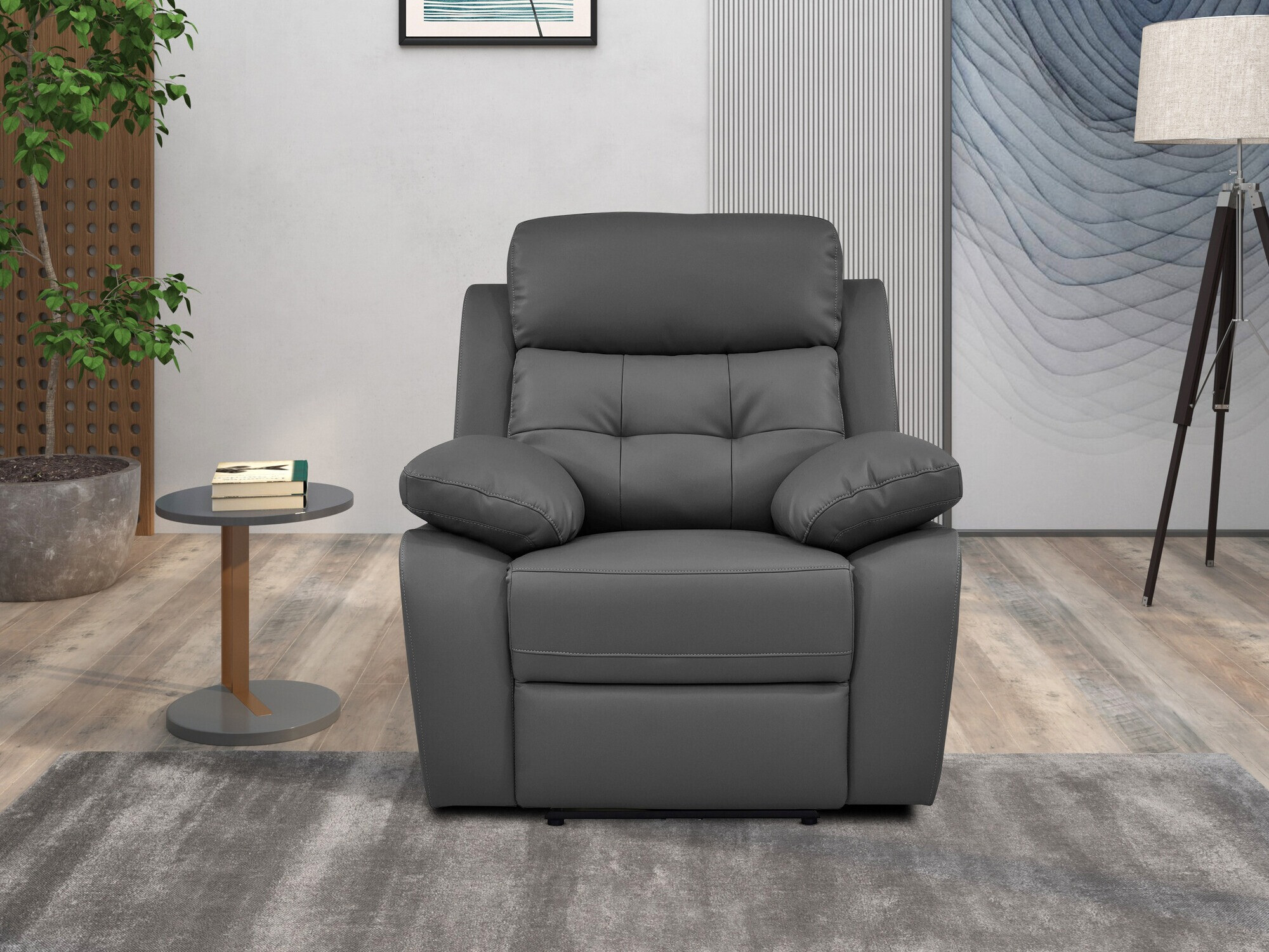 Fotoliu recliner Denton 1572 (Gri)