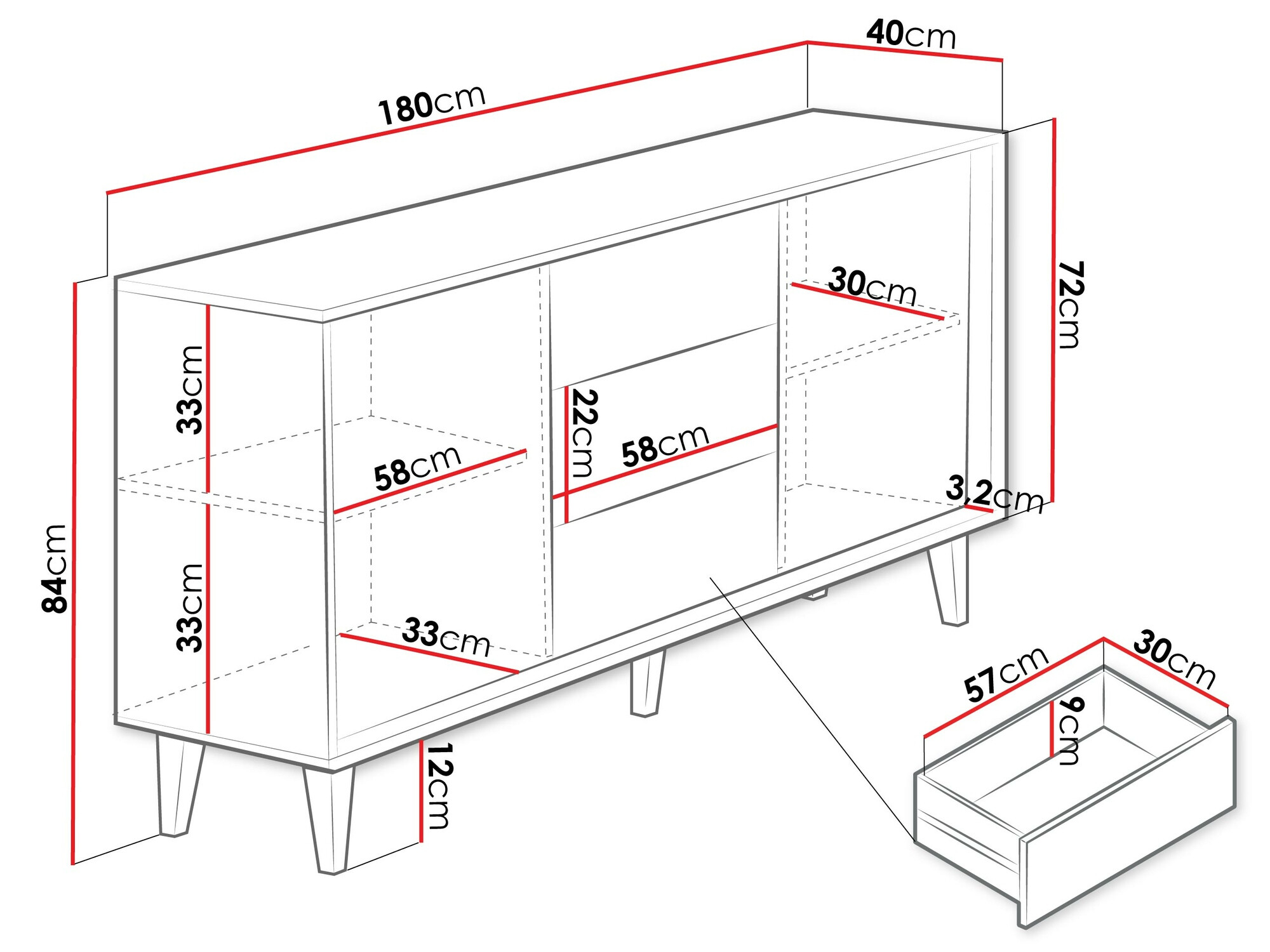 Comodă Comfivo Romtori I