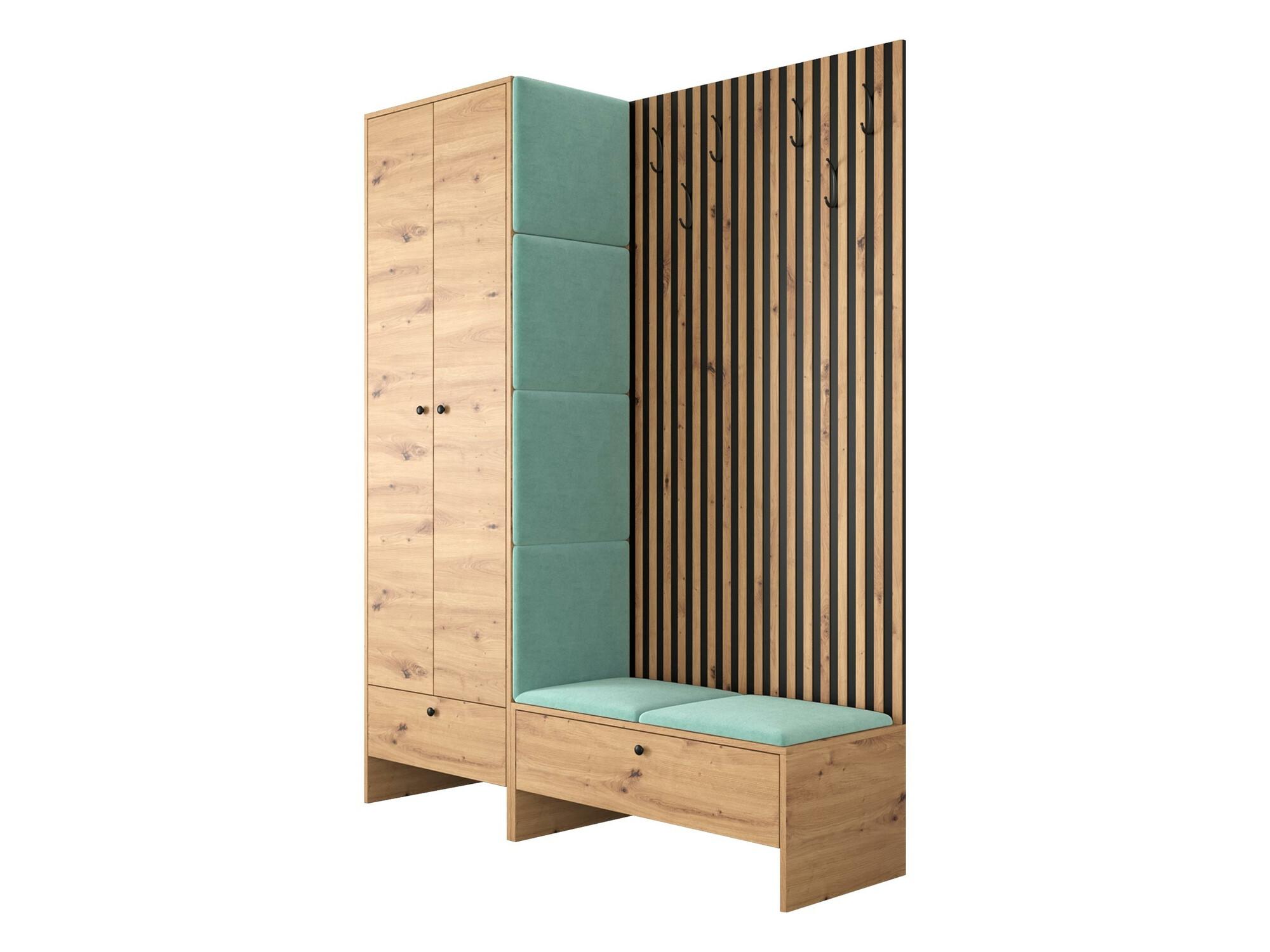 Set de hol Donio III (Stejar artizan + Manila 11)