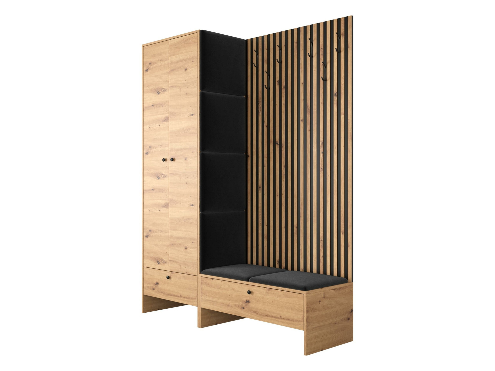 Set de hol Donio III (Stejar artizan + Manila 18)