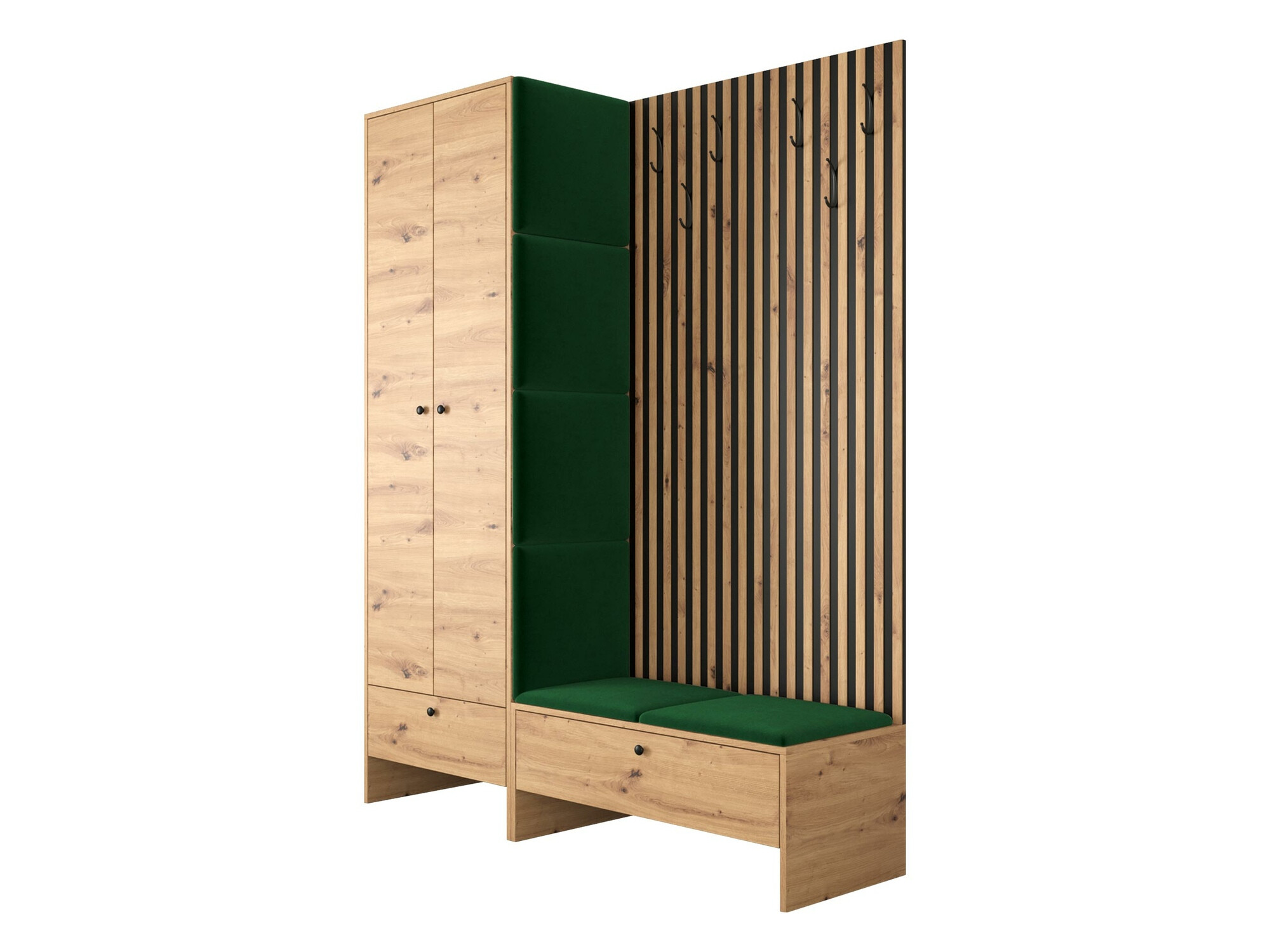 Set de hol Donio III (Stejar artizan + Manila 35)