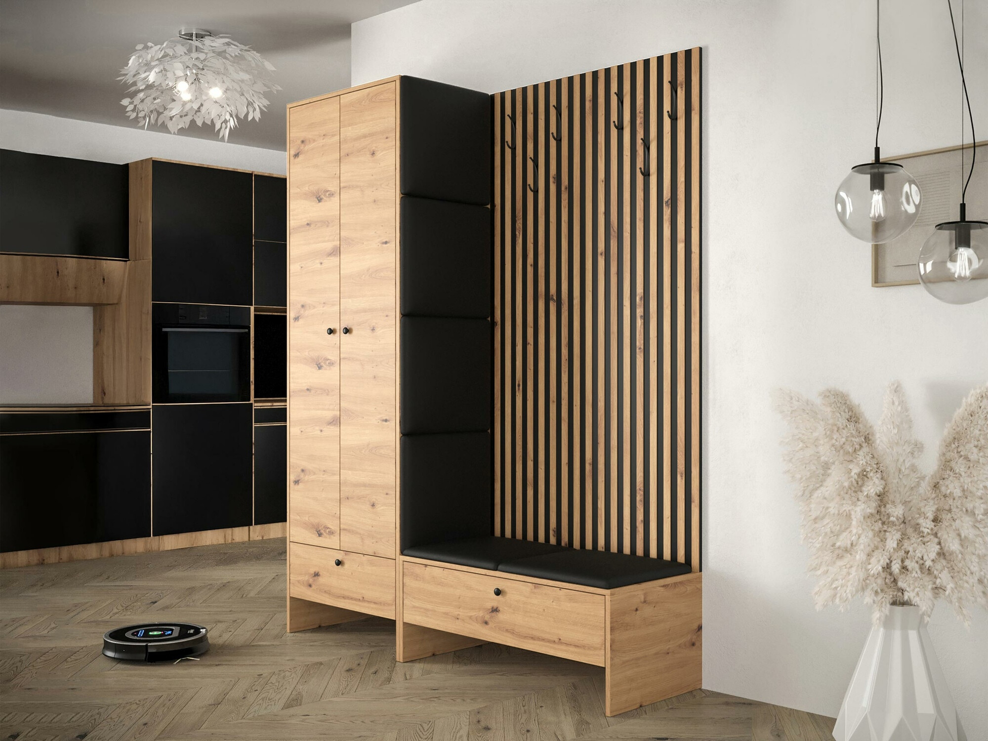 Set de hol Donio III (Stejar artizan + Soft 011)