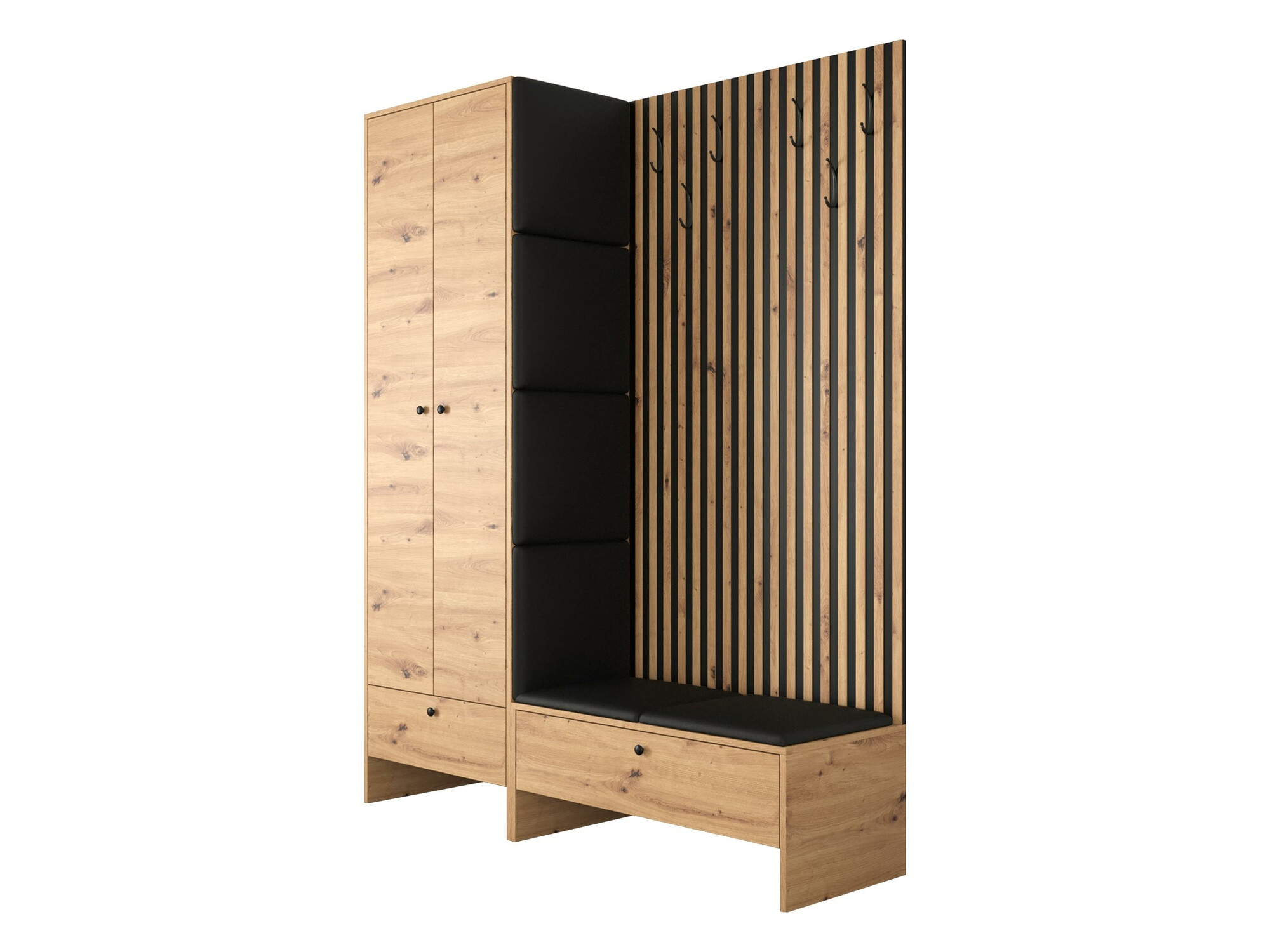 Set de hol Donio III (Stejar artizan + Soft 011)