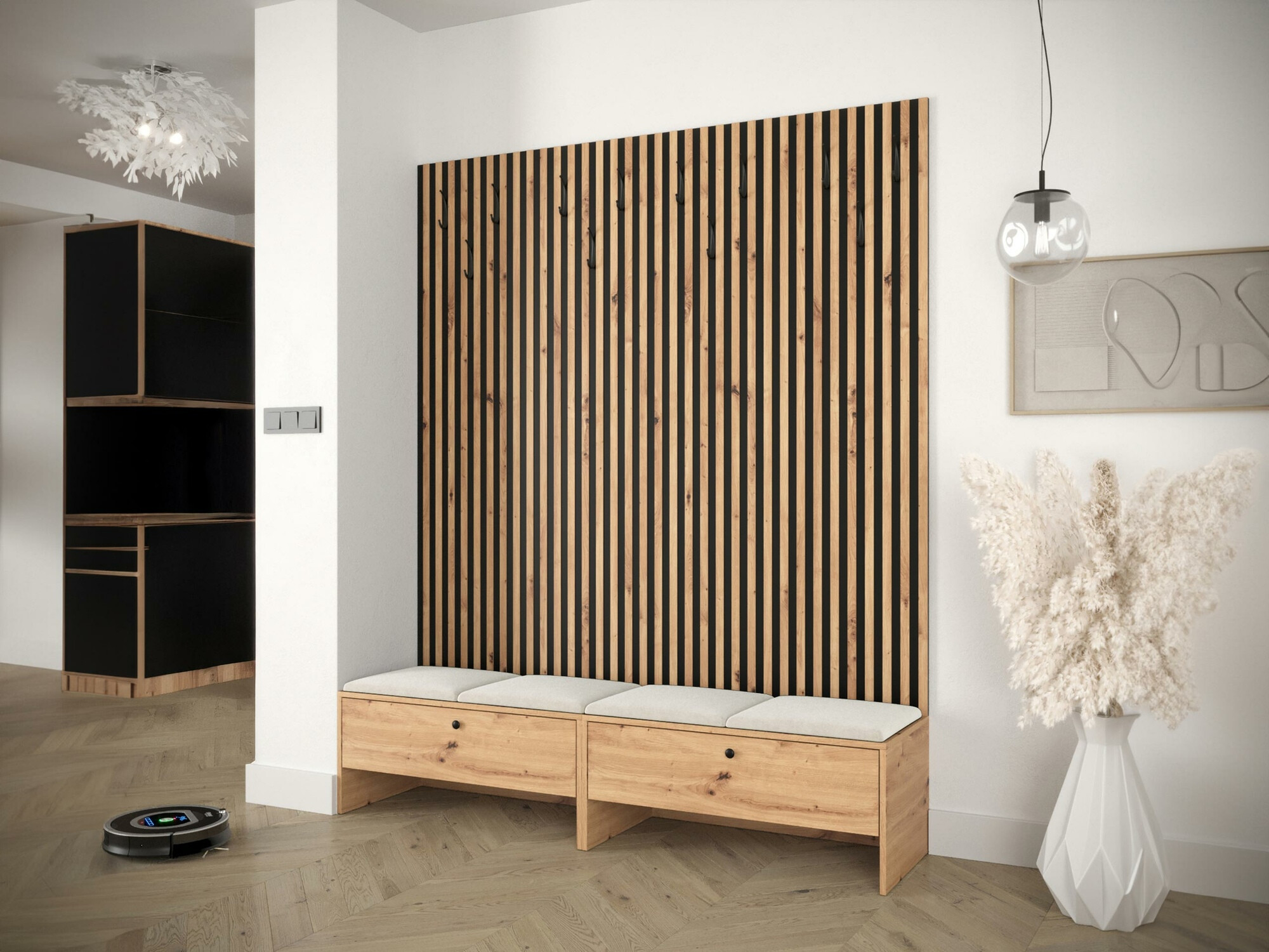 Set de hol Donio V (Stejar artizan + Manila 02)