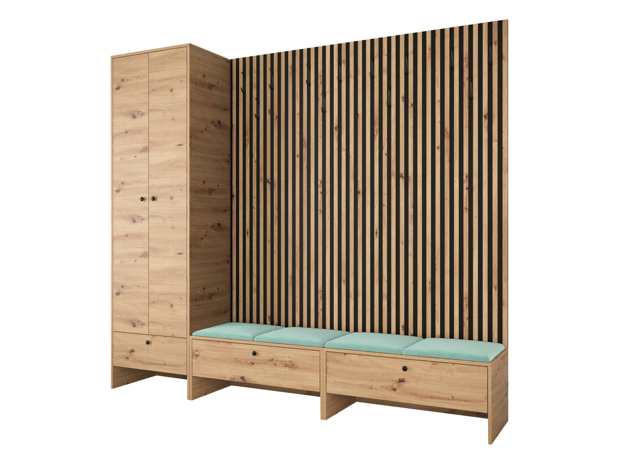 Set de hol Donio VI (Stejar artizan + Manila 11)