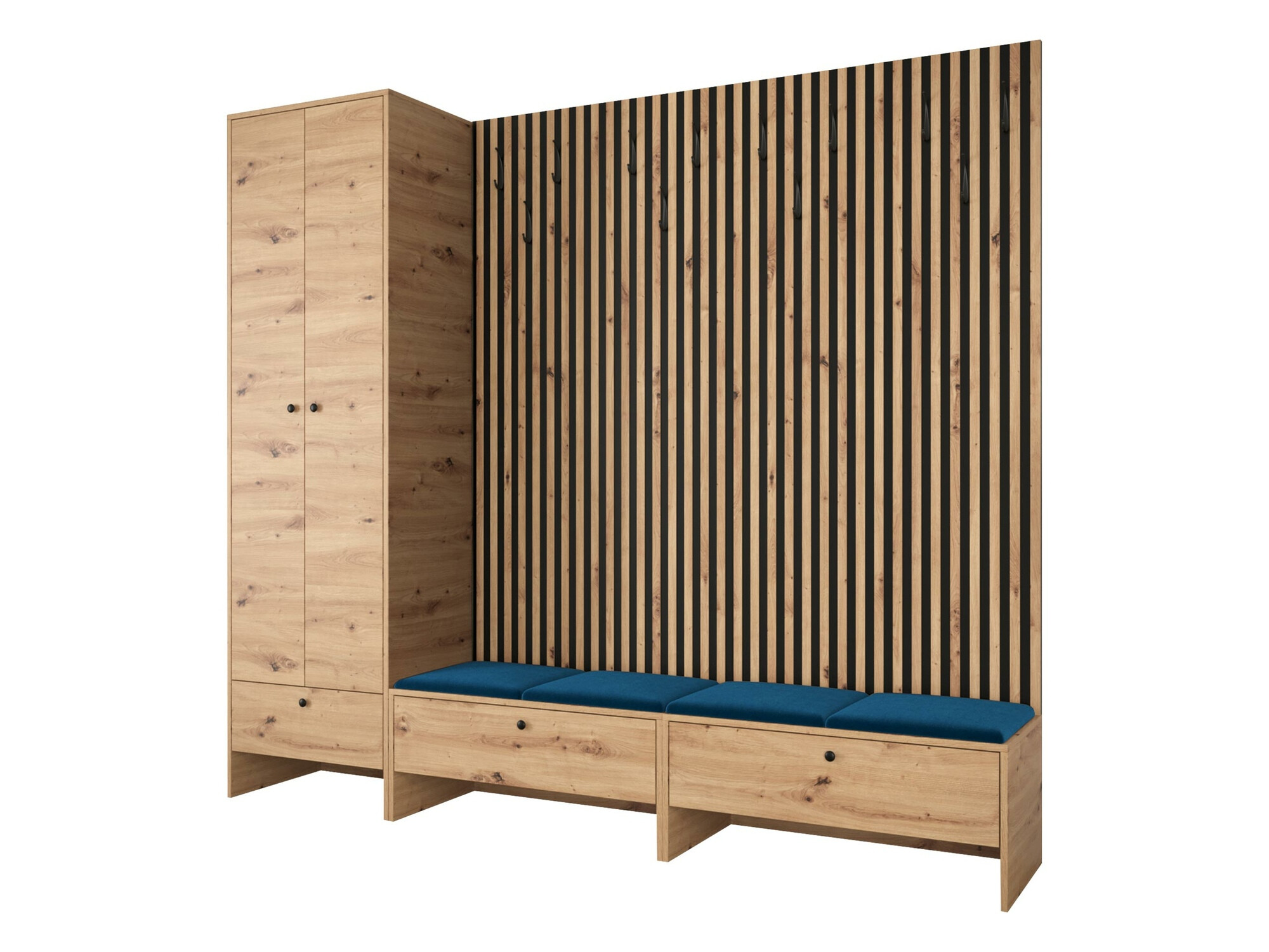 Set de hol Donio VI (Stejar artizan + Manila 26)