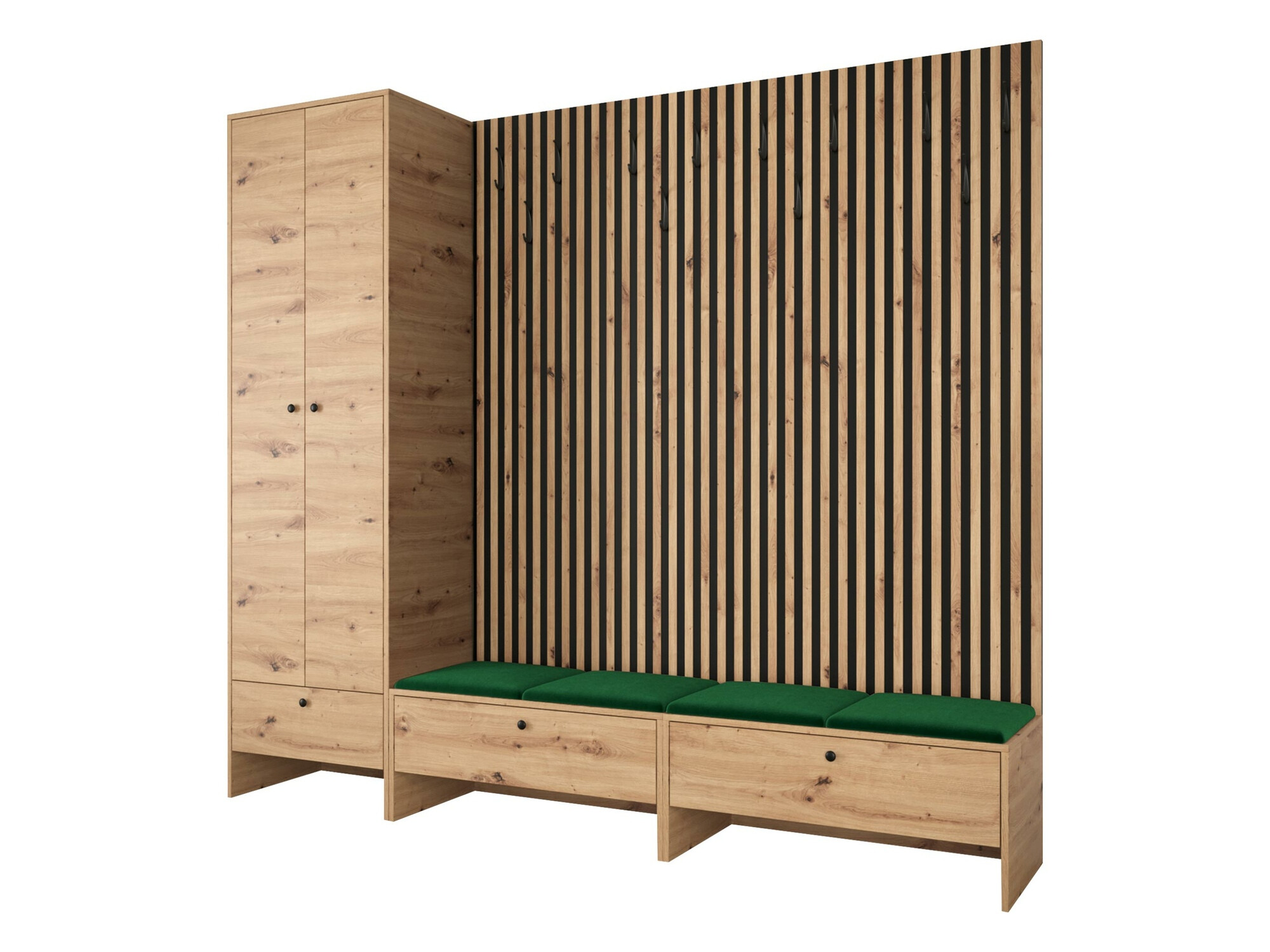 Set de hol Donio VI (Stejar artizan + Manila 35)