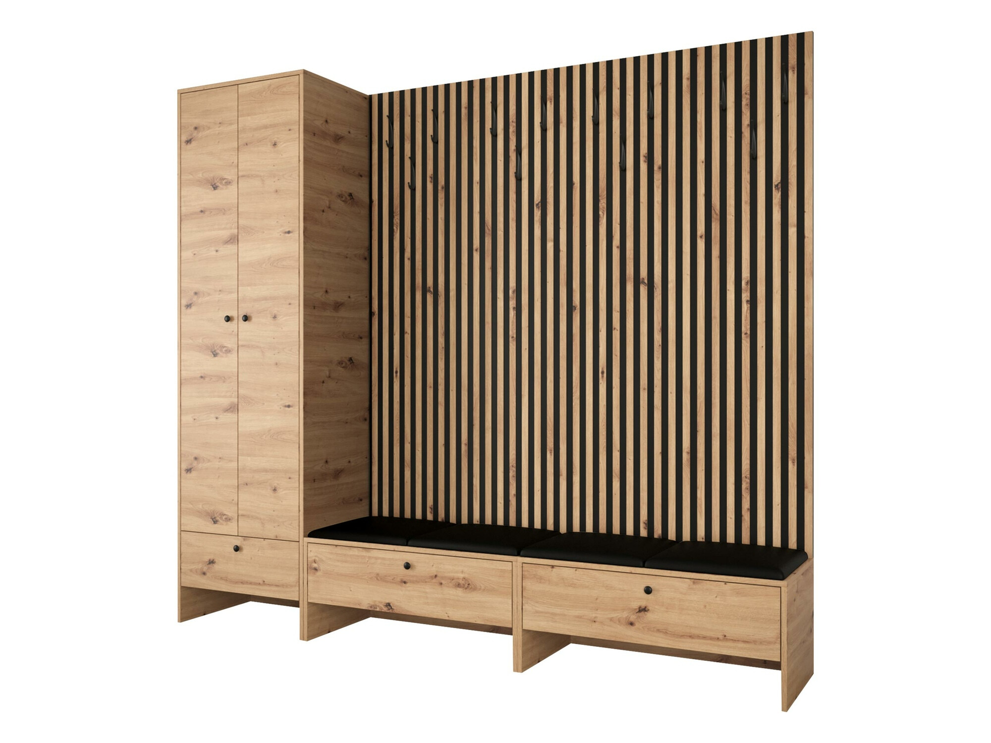 Set de hol Donio VI (Stejar artizan + Soft 011)