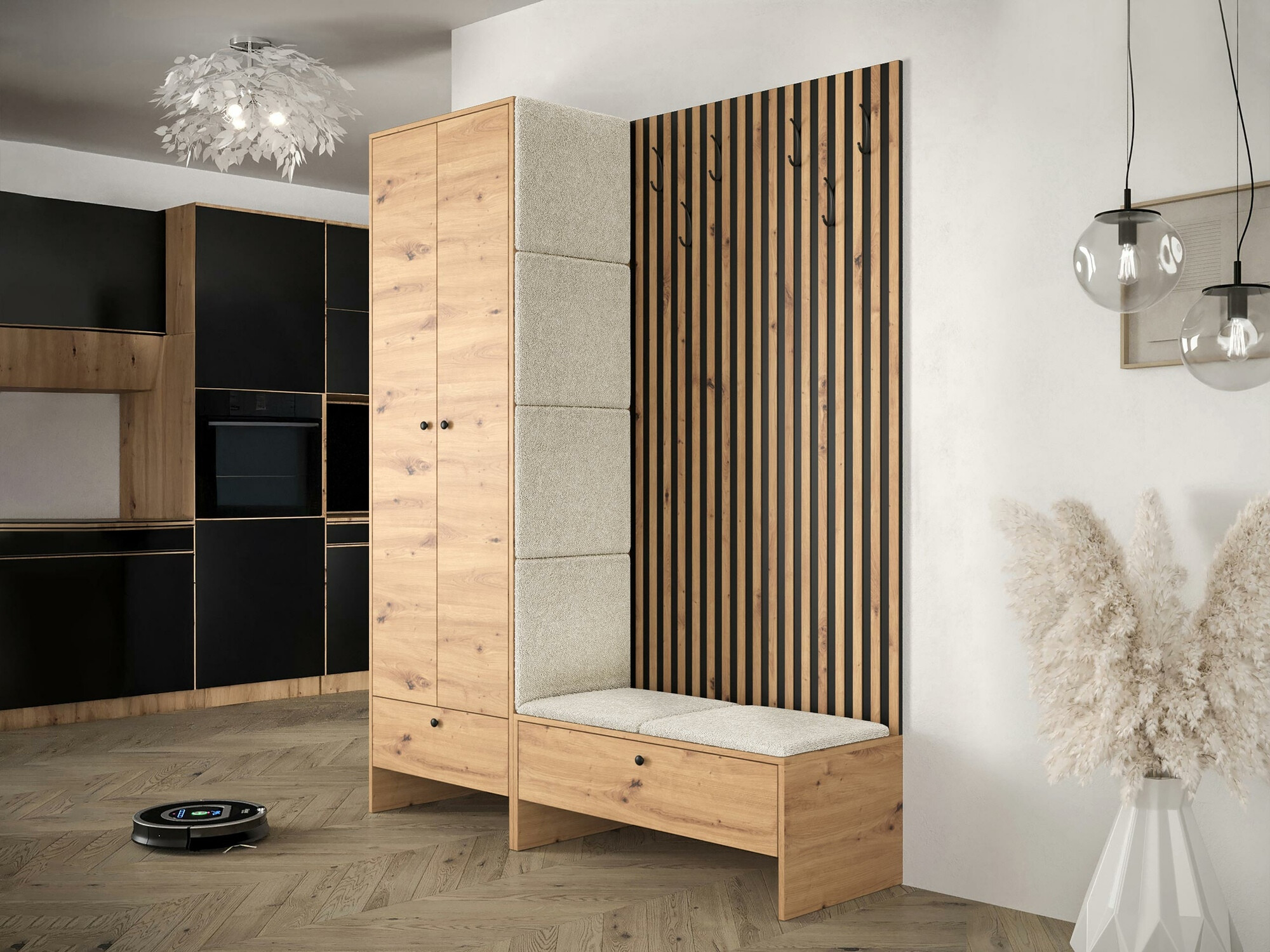 Set de hol Hartford 320 (Stejar artizan + Abriamo 3)