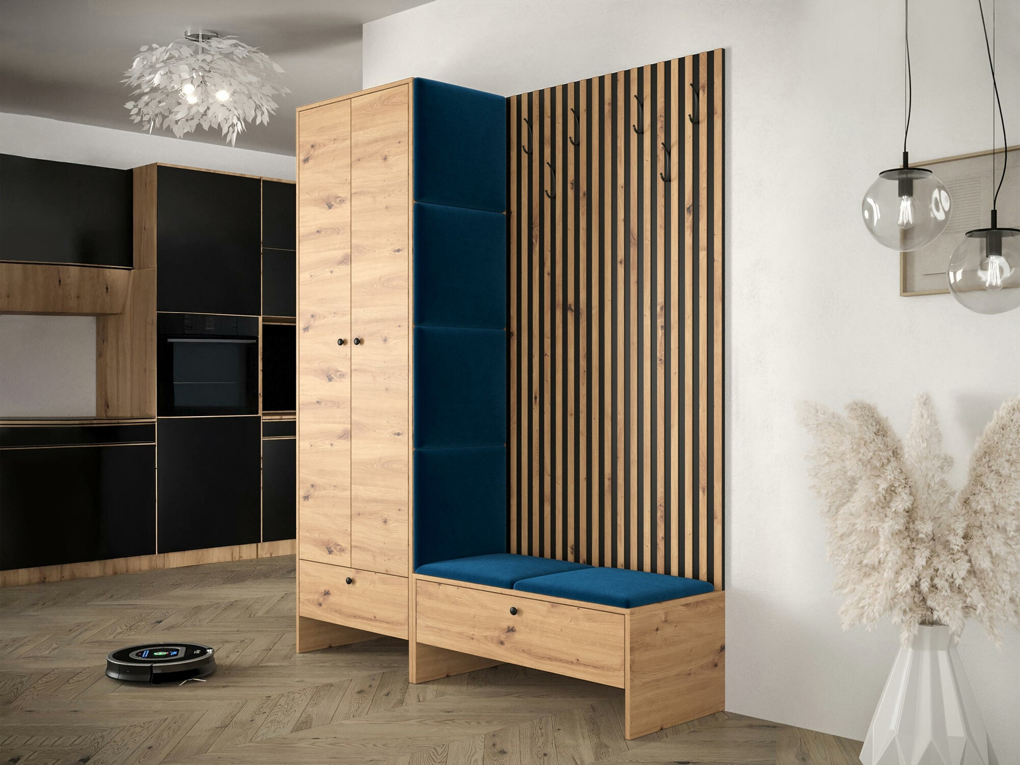 Set de hol Hartford 320 (Stejar artizan + Manila 26)