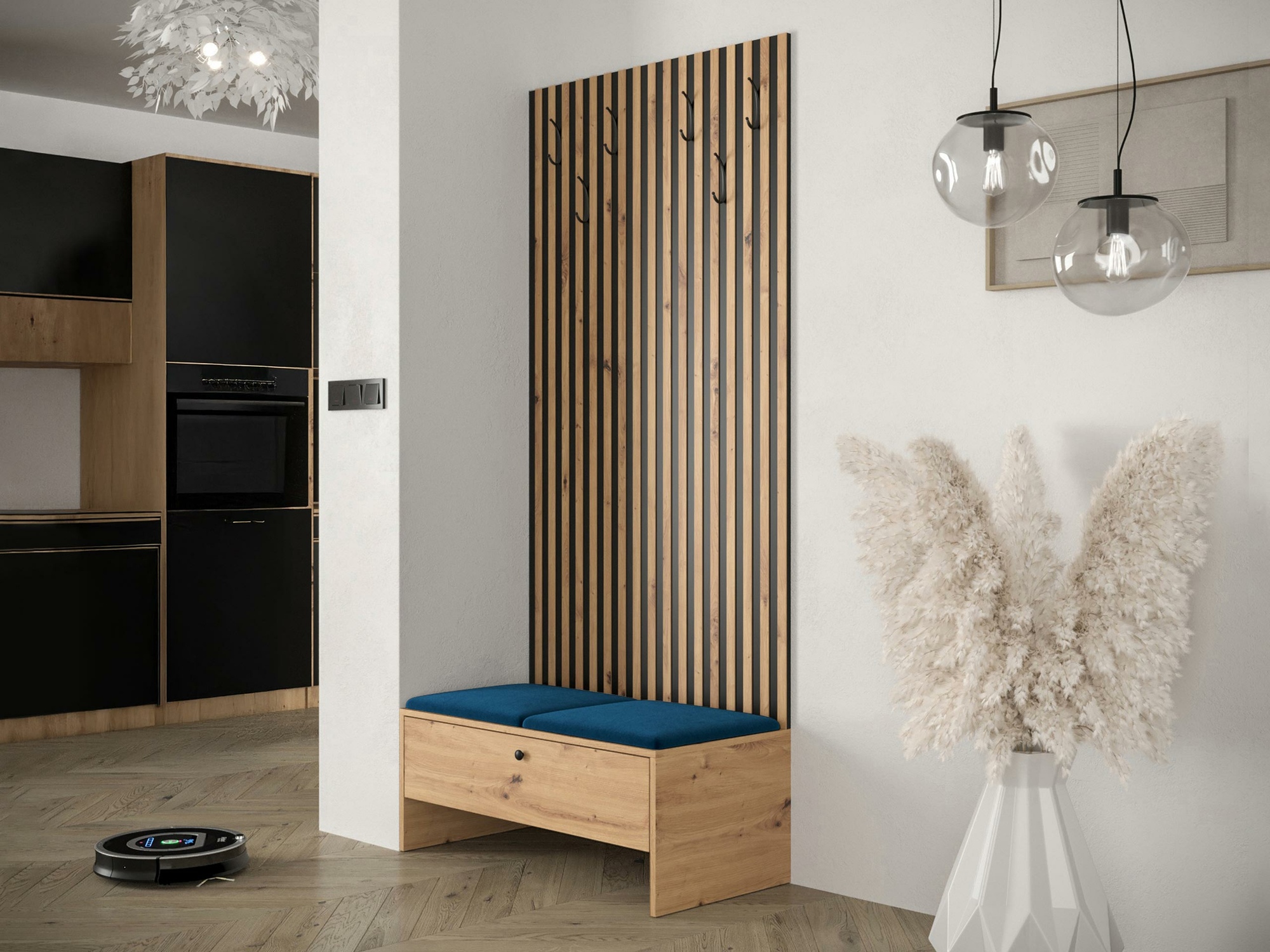 Set de hol Hartford 321 (Stejar artizan + Manila 26)