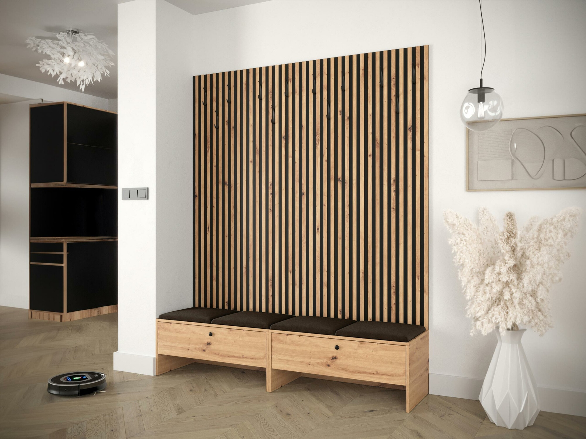 Set de hol Hartford 485 (Stejar artizan + Manila 04)