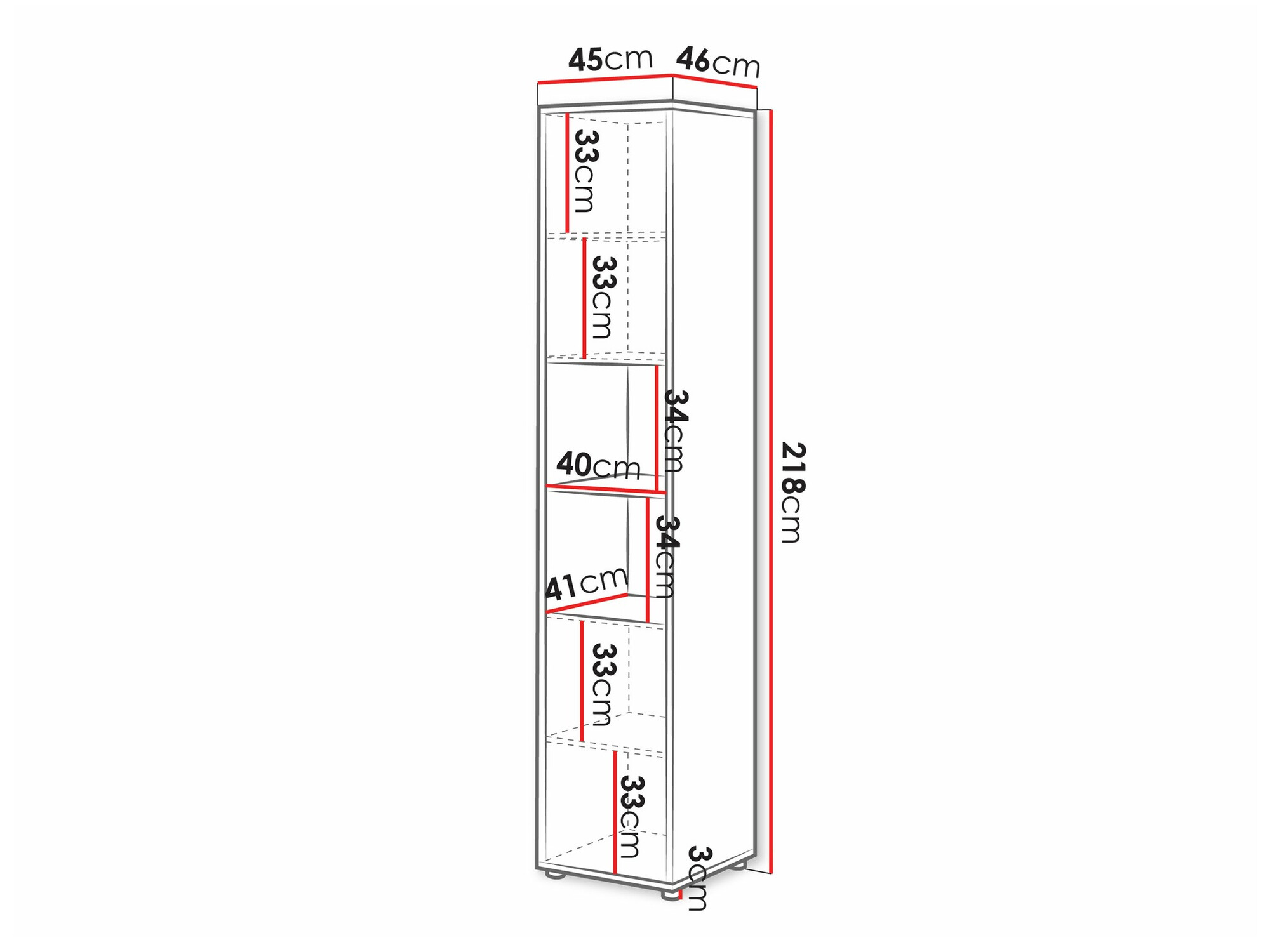 Set de mobilier Concept Pro Lenart XI (Alb)