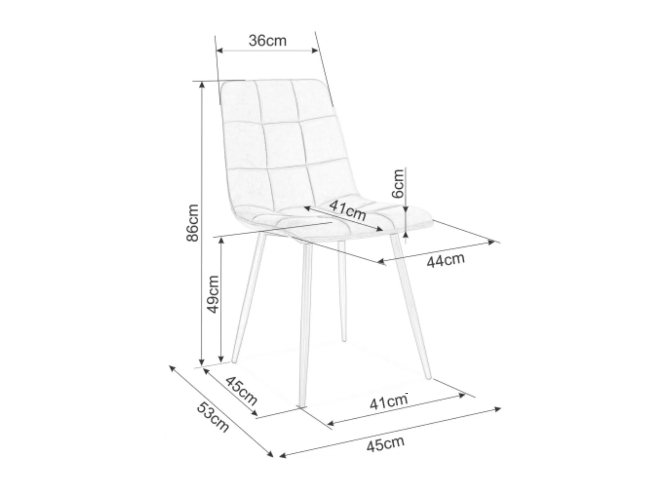 Scaun Detroit 755 (Bluvel 48)