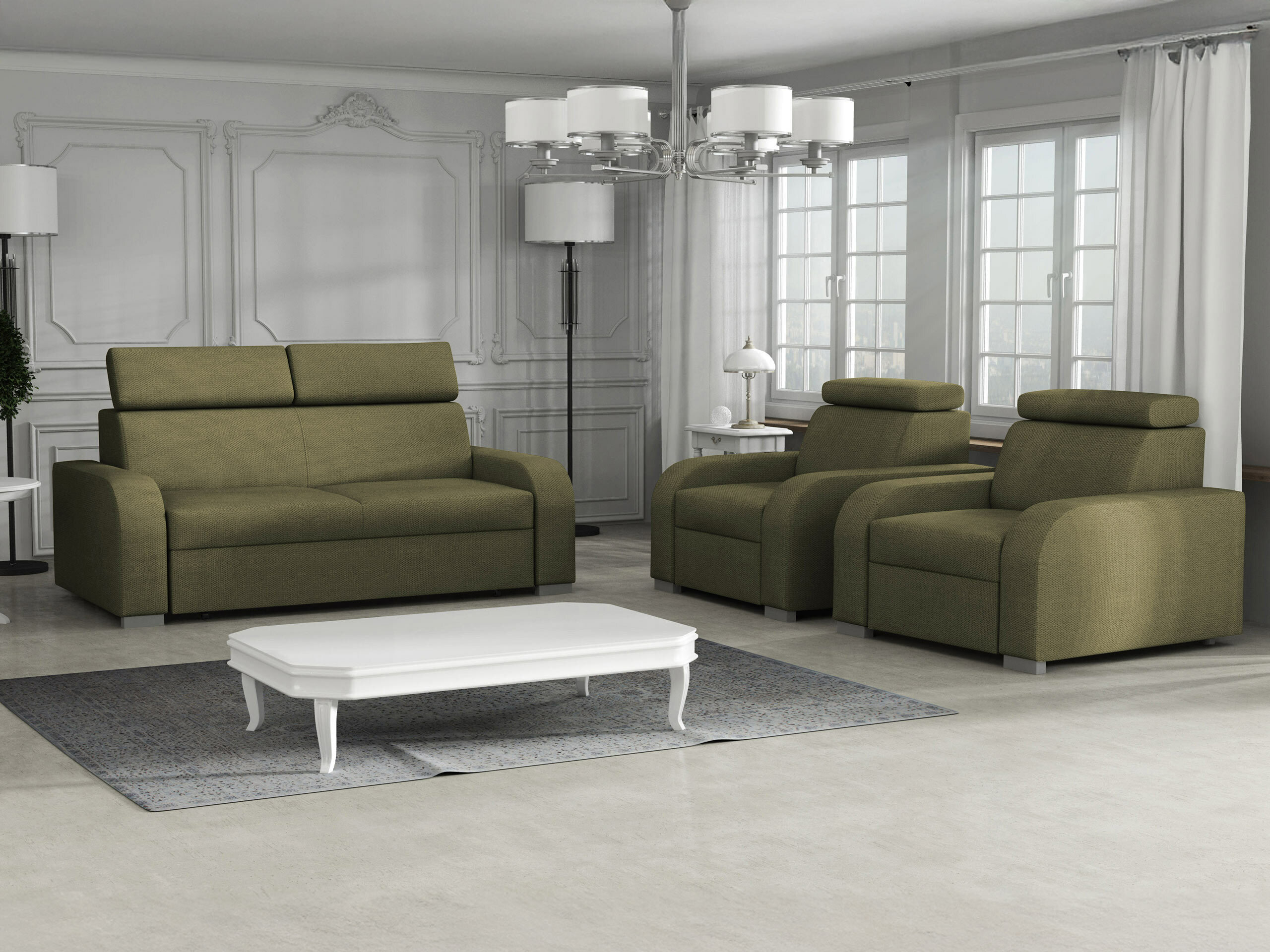 Set mobilier tapițat Ovos (Crown 11)