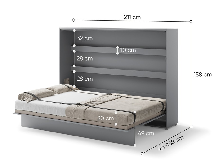 Pat rabatabil Concept Pro Lenart V (Gri)