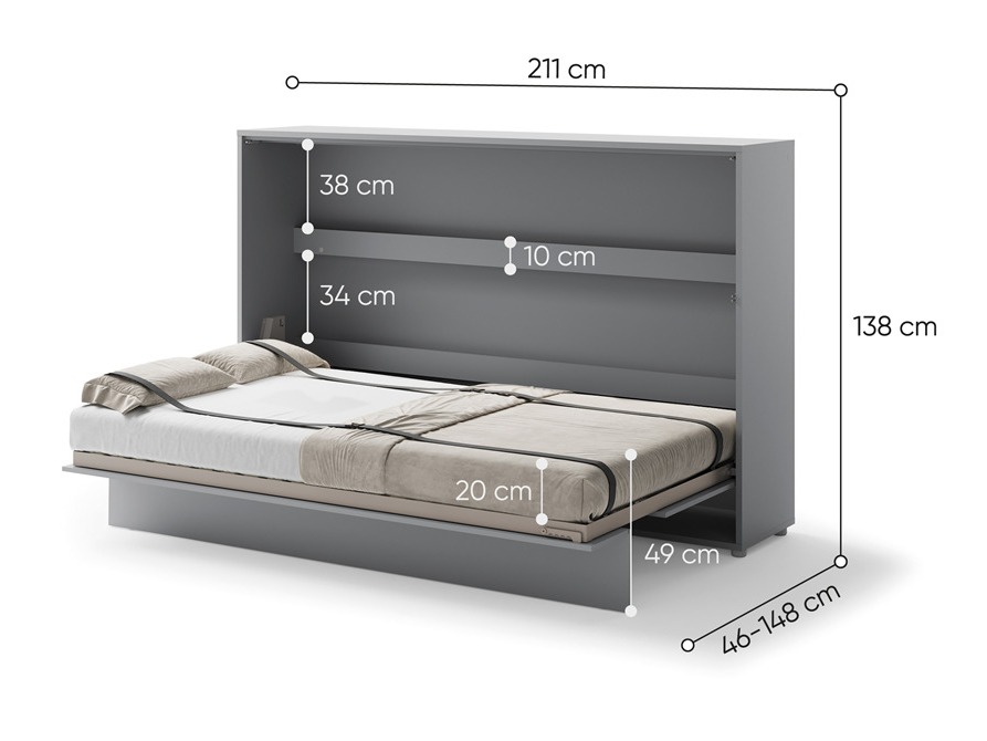 Pat rabatabil Concept Pro Lenart V (Gri)