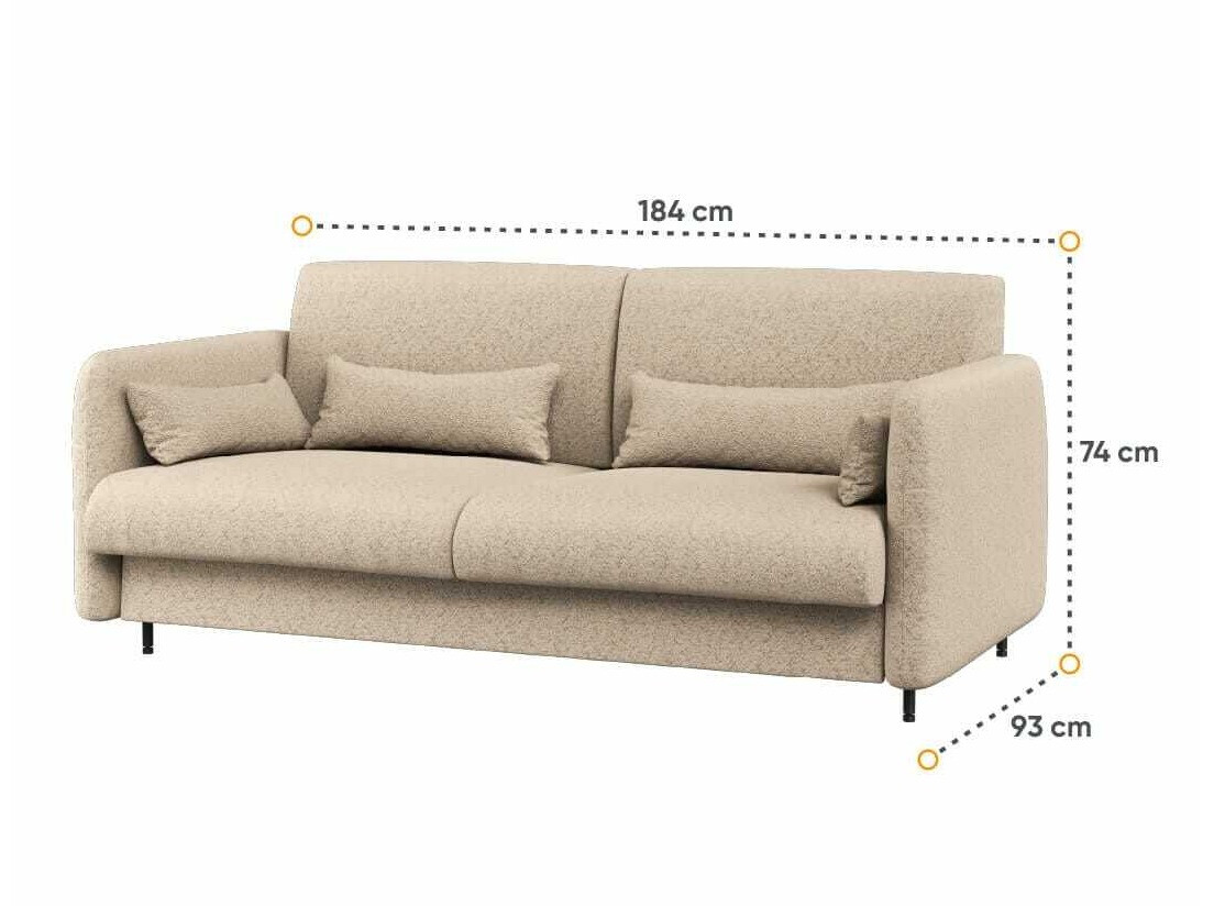 Set de mobilier Concept Pro Lenart VI (Stejar artizan + Bej)
