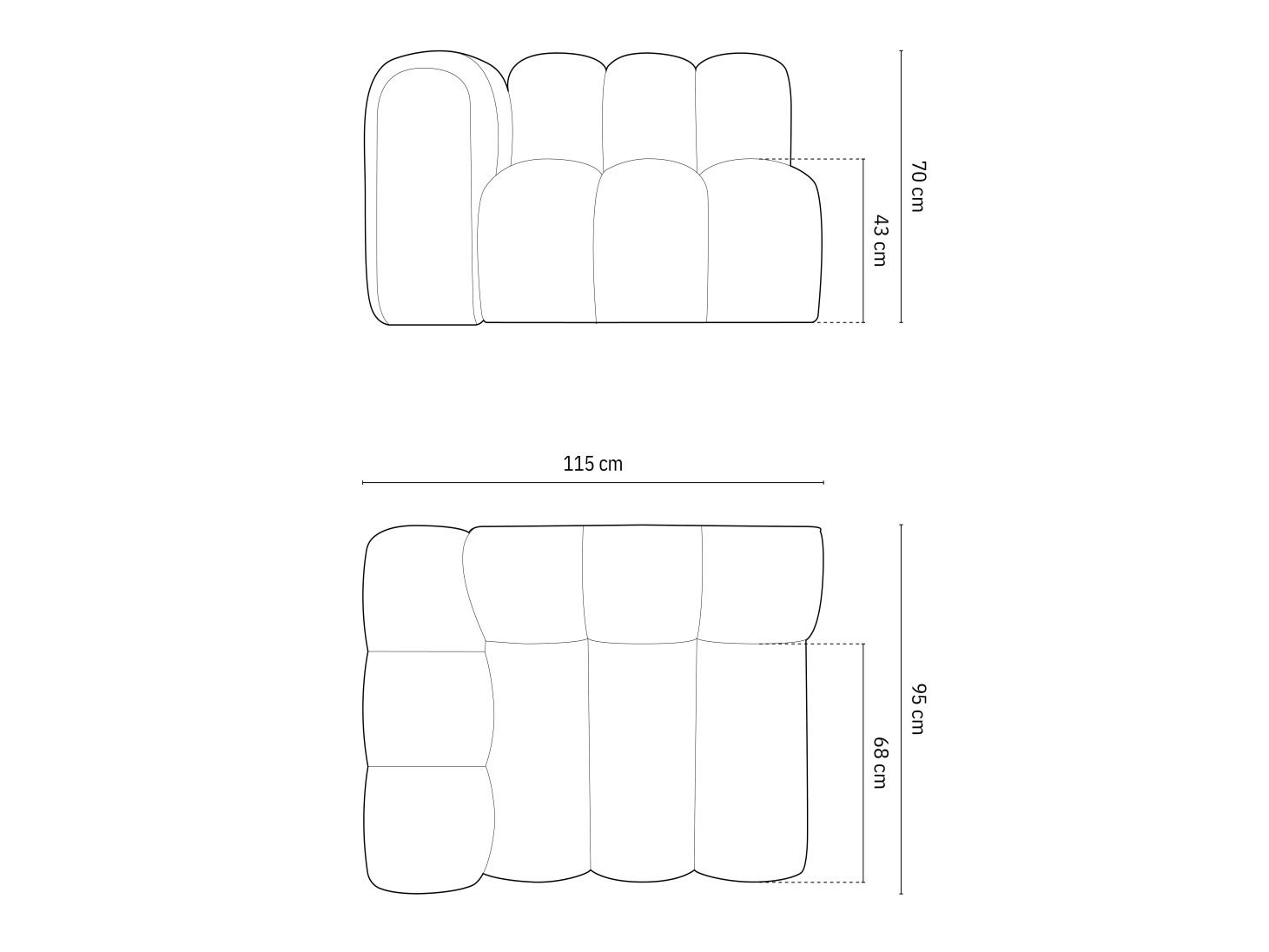 Sistem modular de șezut Cirleve 110 (Salvador 10)