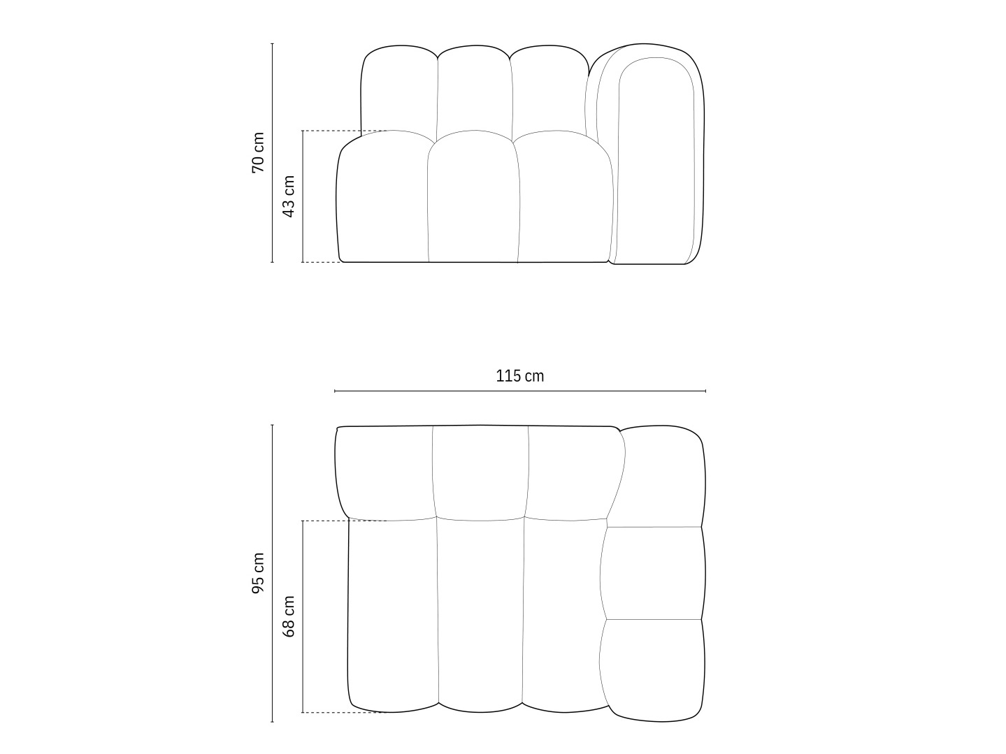 Sistem modular de șezut Cirleve 110 (Salvador 10)