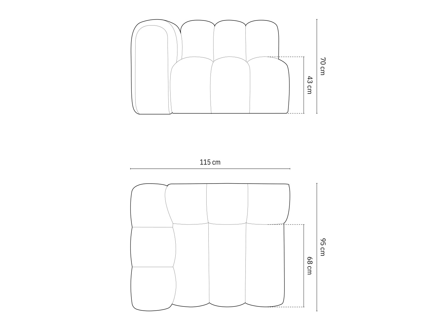 Sistem modular de șezut Cirleve 110 (Salvador 12)