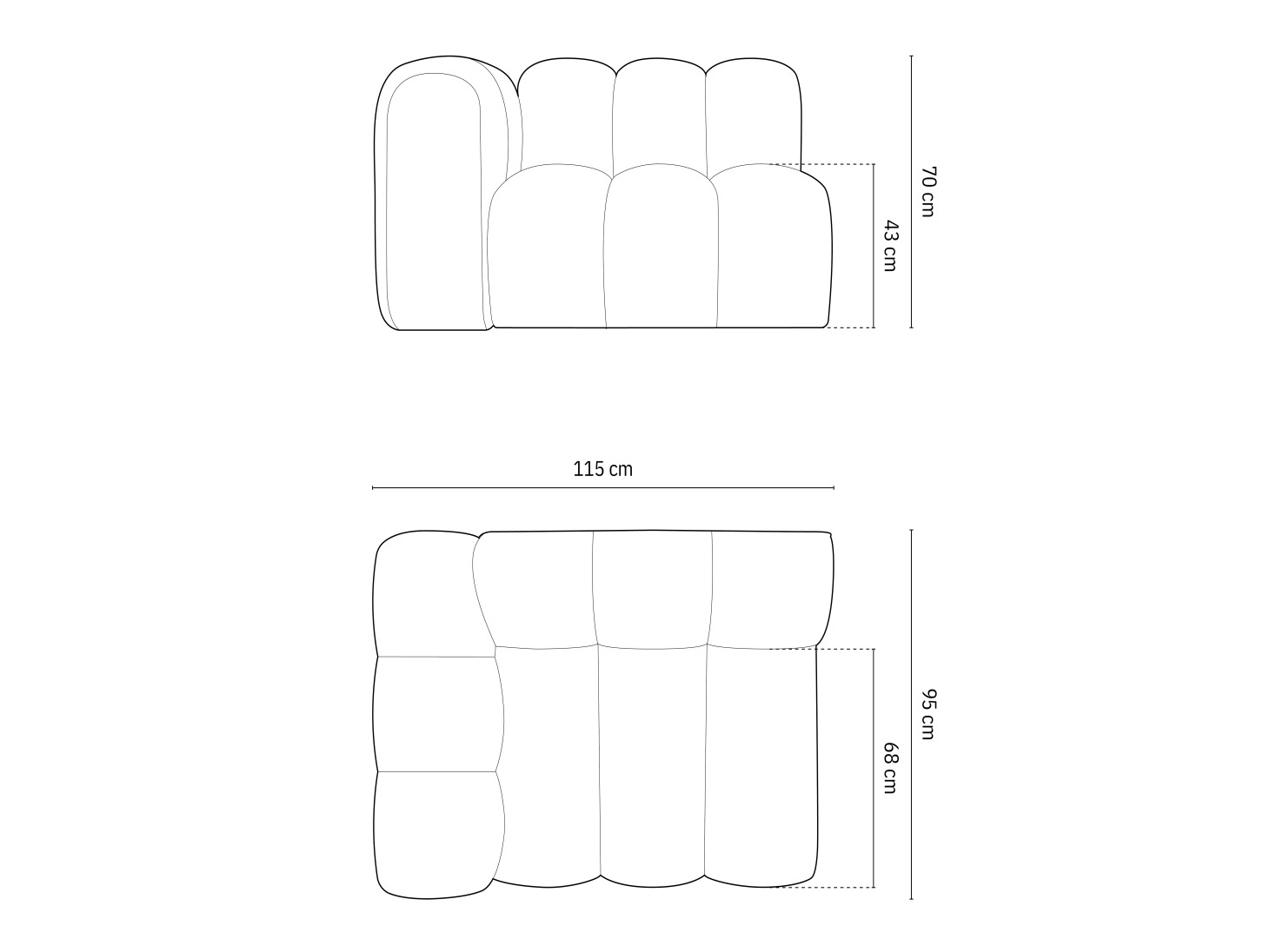 Sistem modular de șezut Cirleve 110 (Salvador 14)