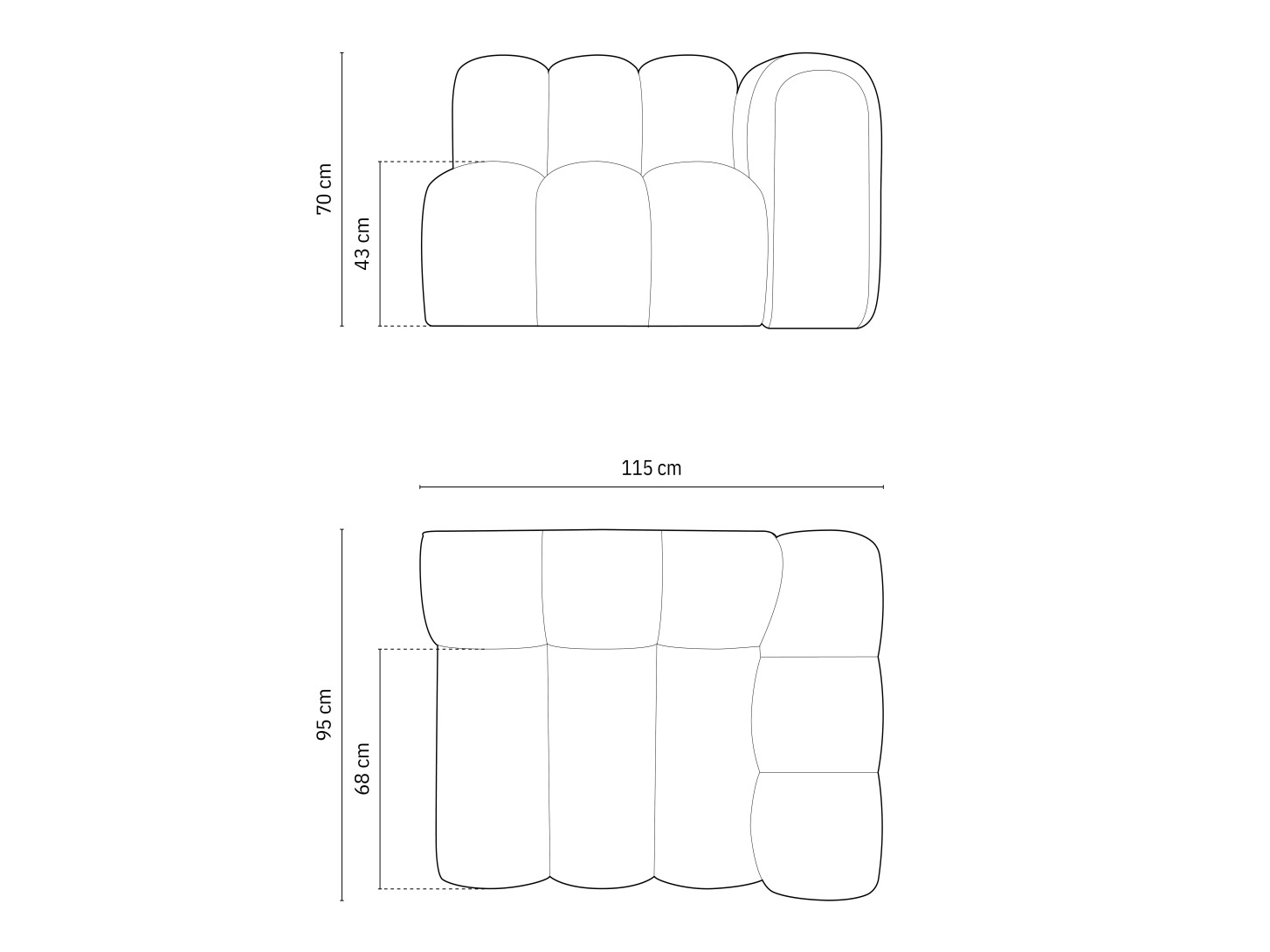 Sistem modular de șezut Cirleve 110 (Salvador 14)