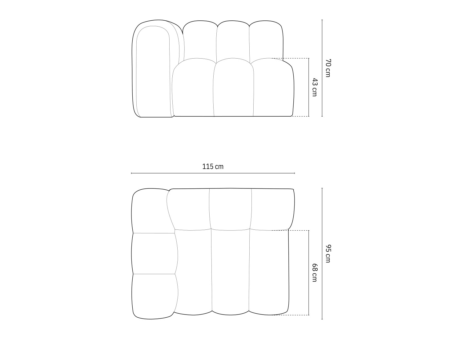 Sistem modular de șezut Cirleve 110 (Salvador 17)