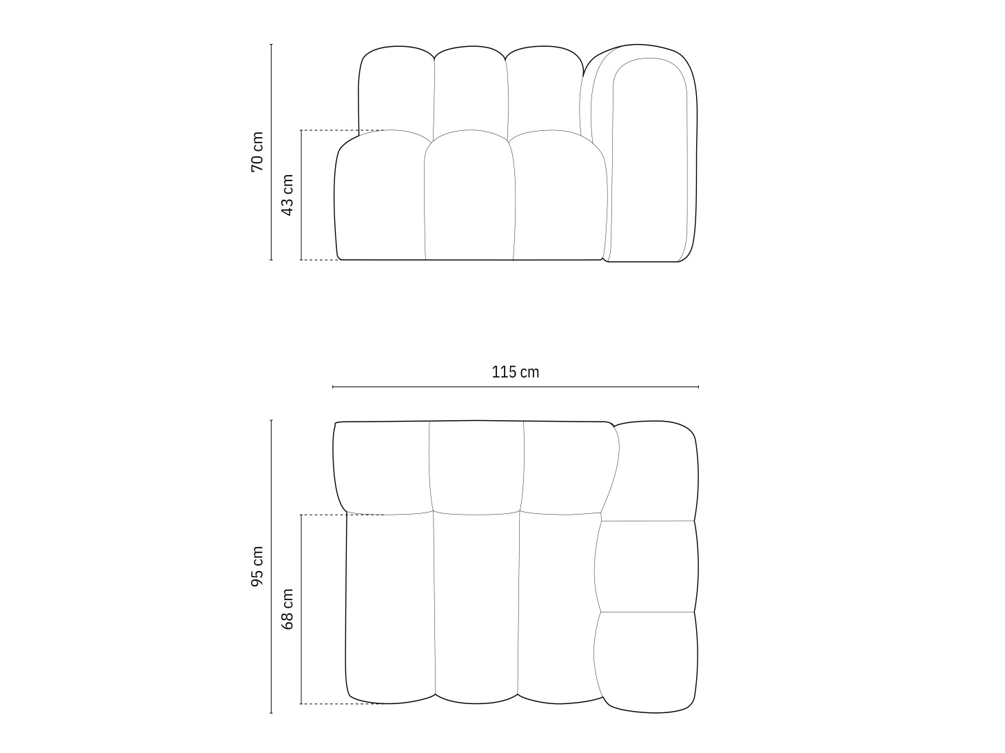 Sistem modular de șezut Cirleve 110 (Salvador 17)