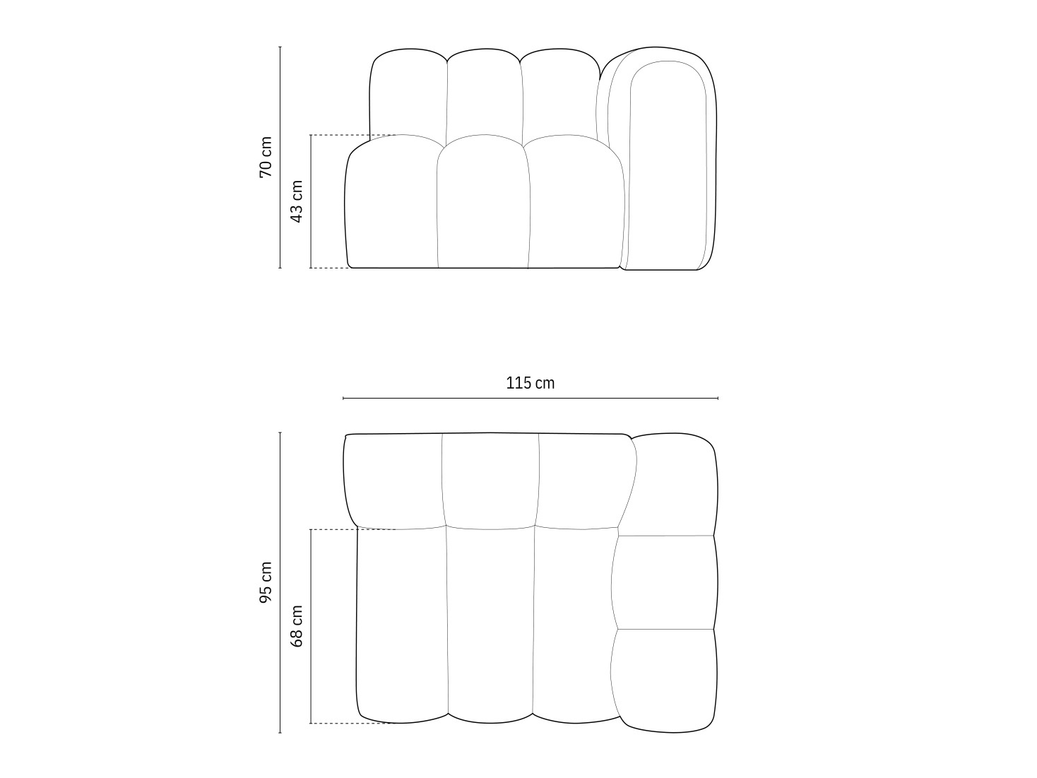 Sistem modular de șezut Cirleve 110 (Salvador 19)