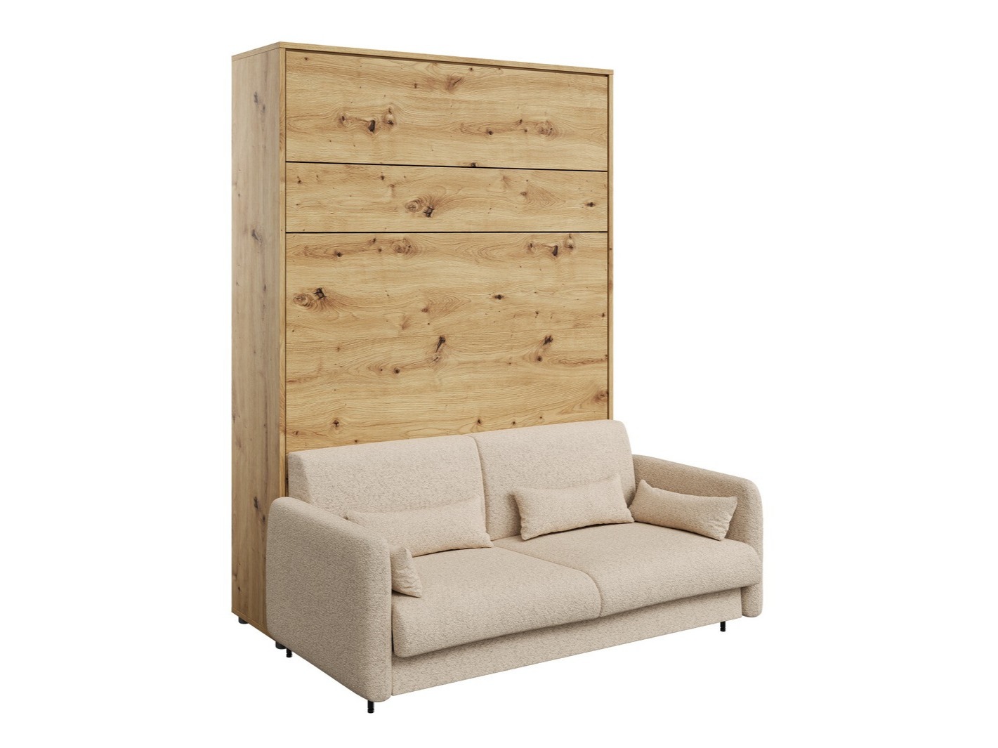 Pat rabatabil Concept Pro Lenart Levfere 138 (Stejar artizan + Bej)