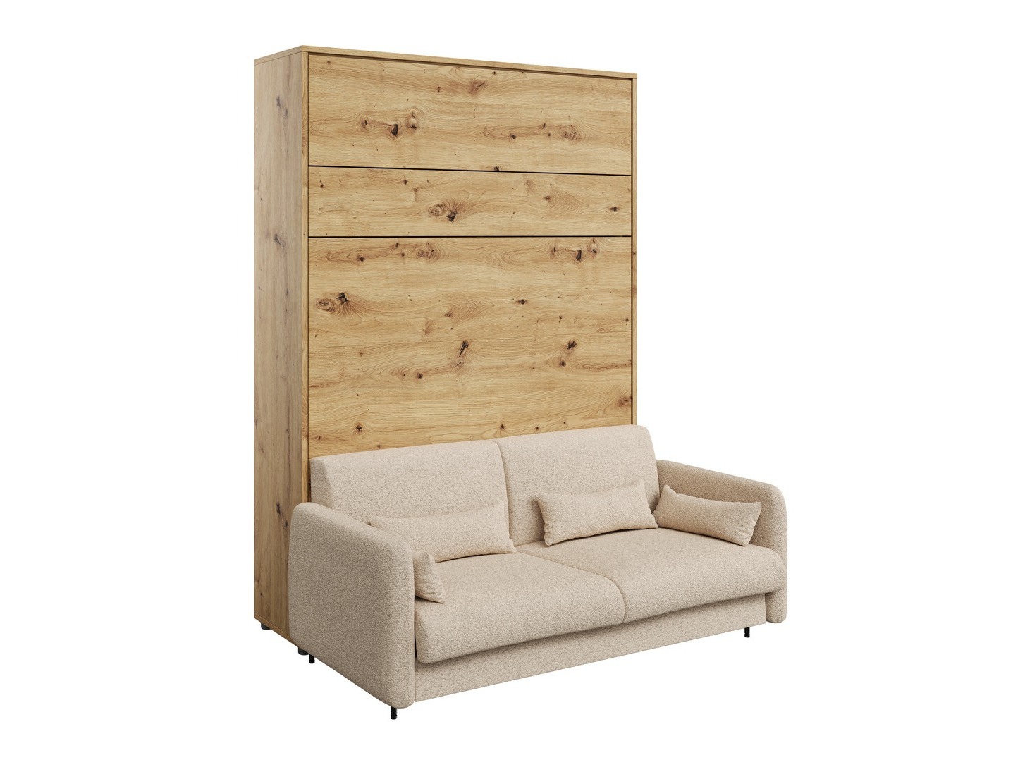 Pat rabatabil Concept Pro Lenart Levfere 138 (Stejar artizan + Bej)