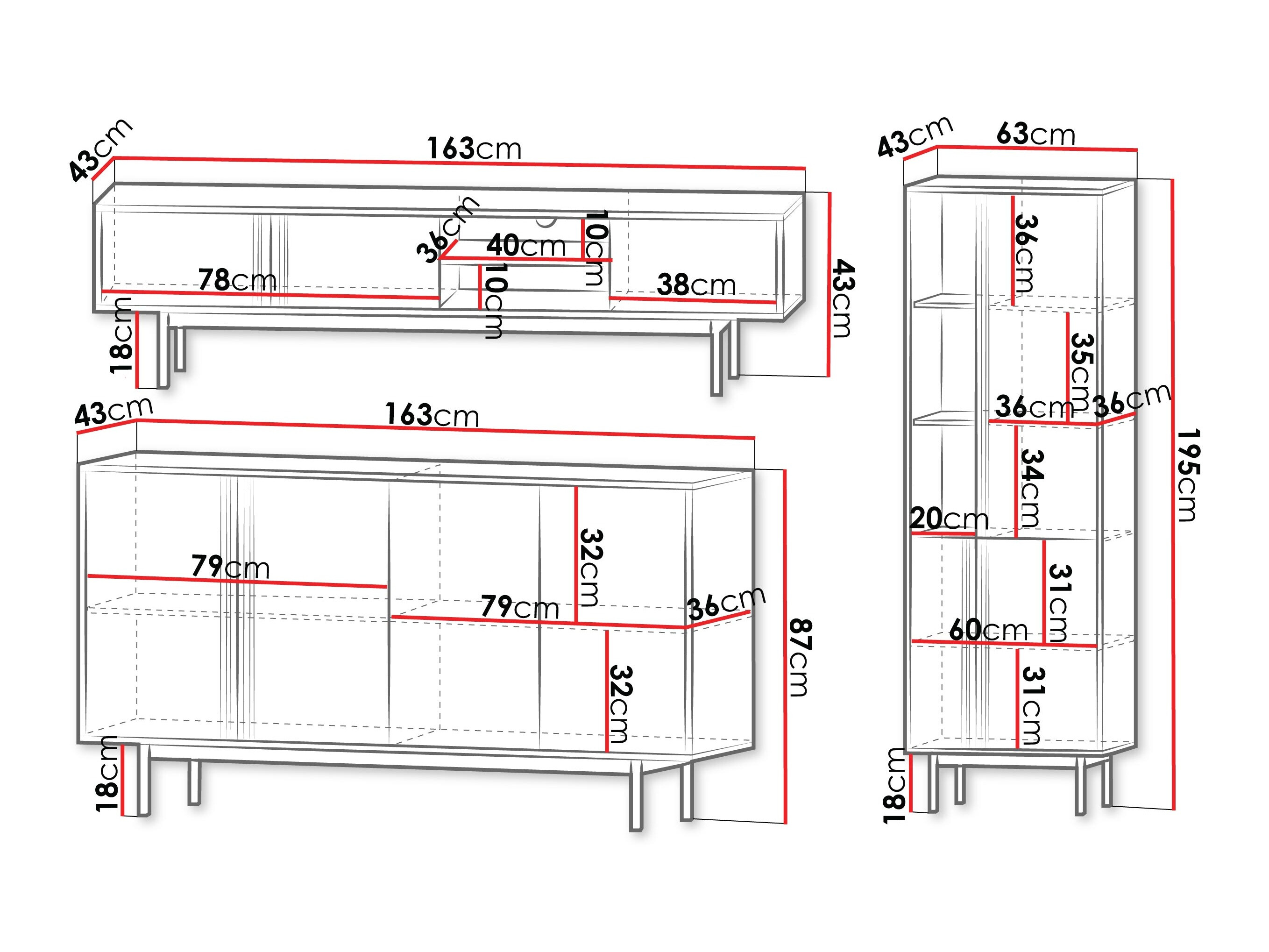 Set de living Levali 115 (Bej)