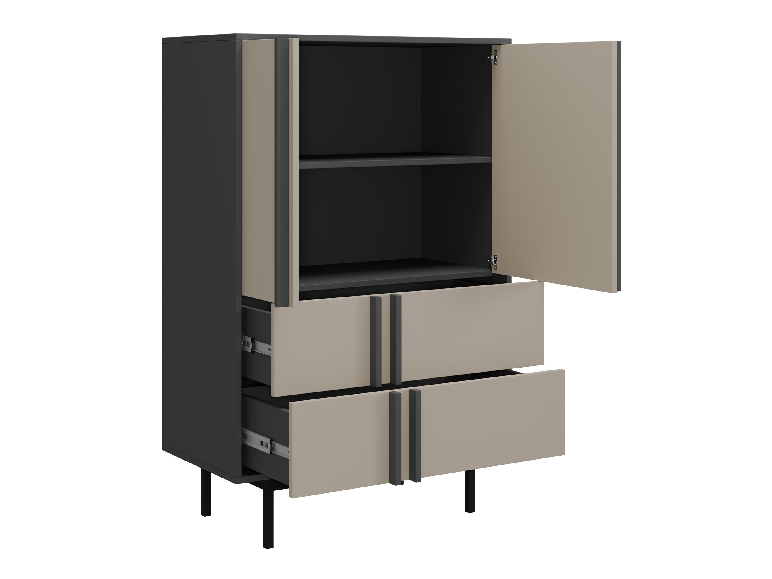 Set de living Levali 116 (Verde prăfuit)