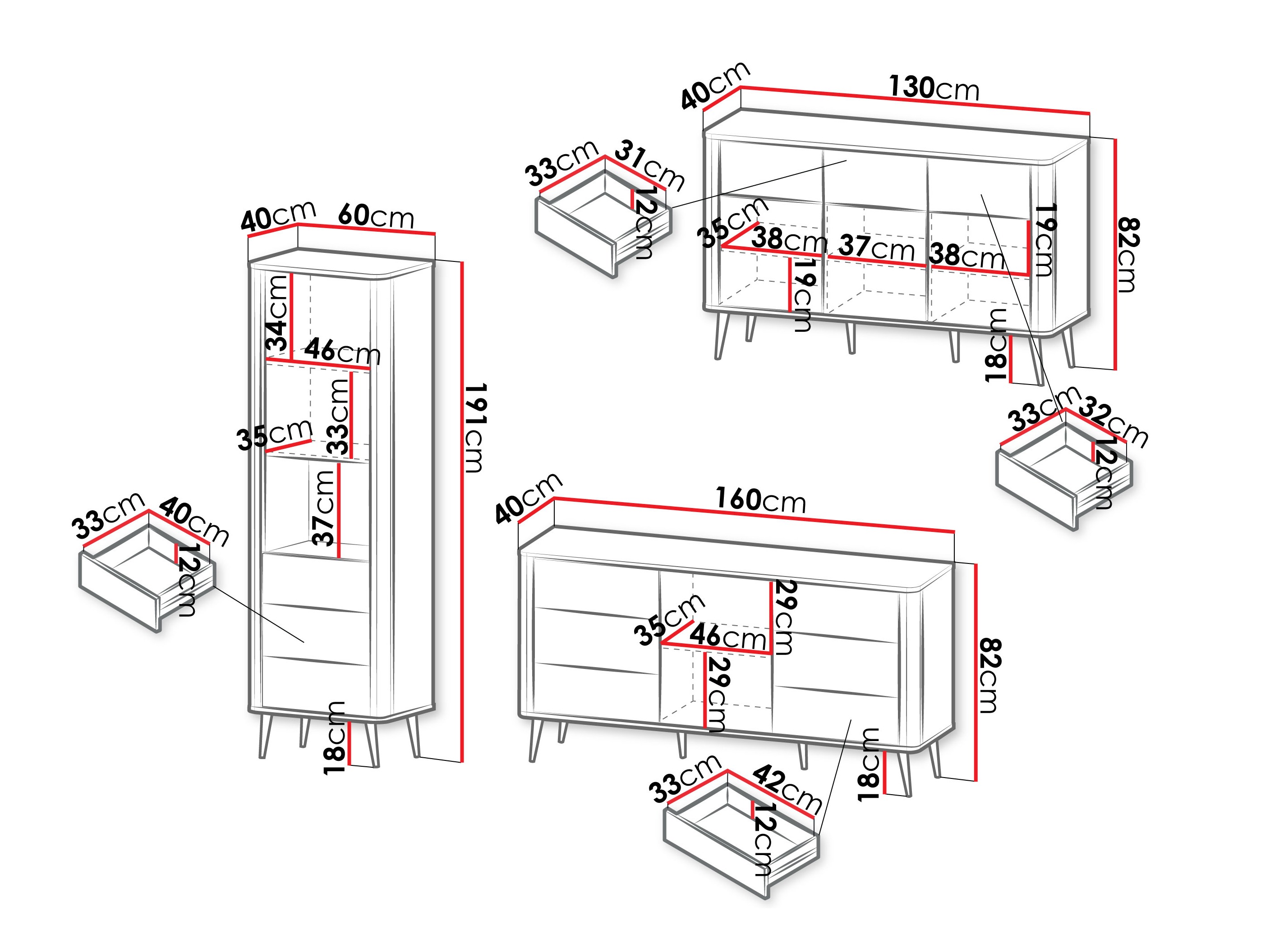 Set de living Lufela 122 (Cașmir + Nuc)