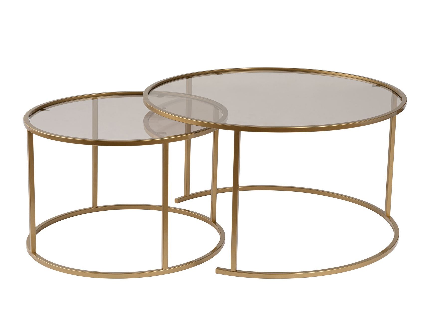 Set de măsuțe de cafea Novato 122 (Auriu)