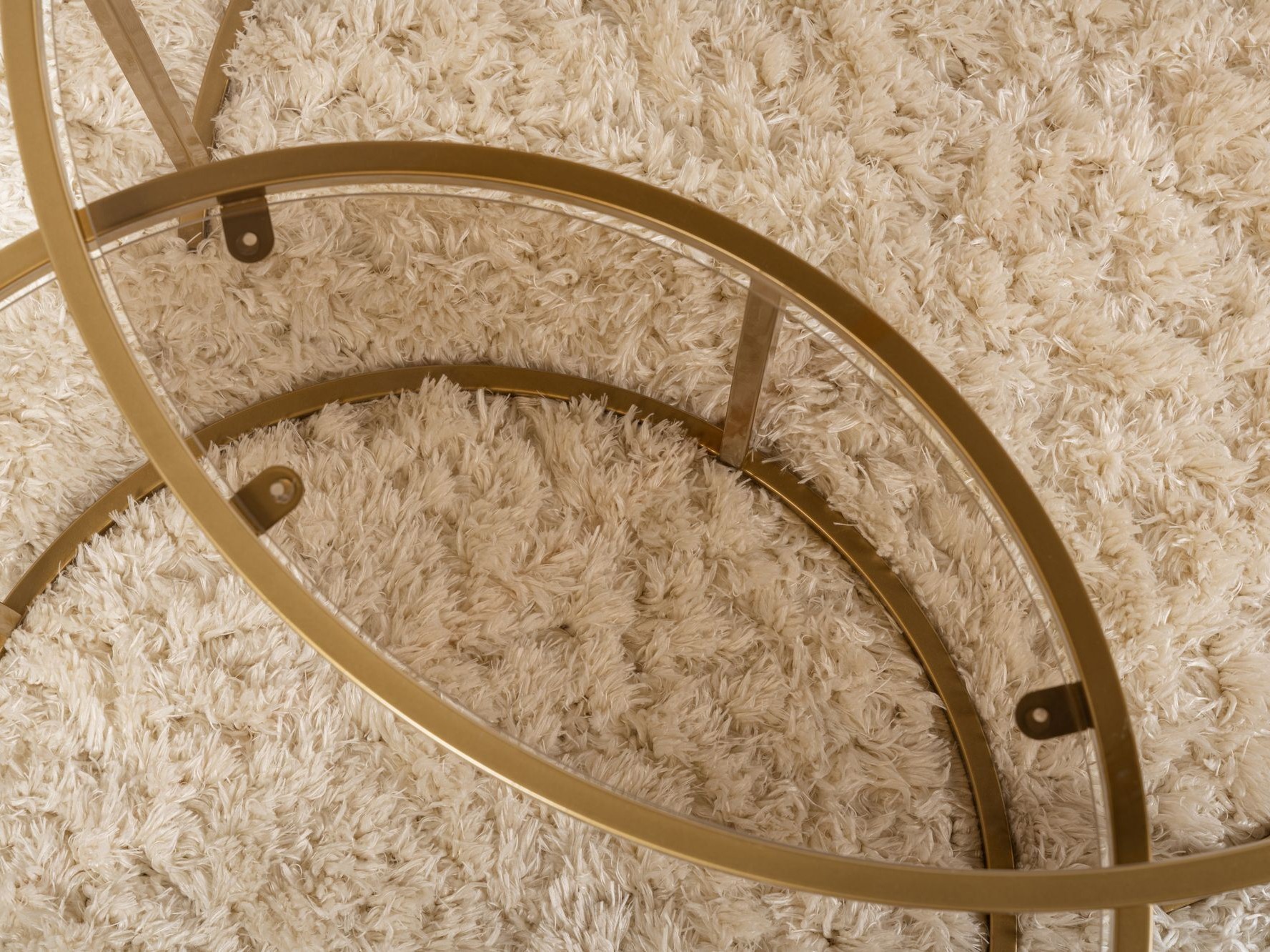 Set de măsuțe de cafea Novato 122 (Auriu)