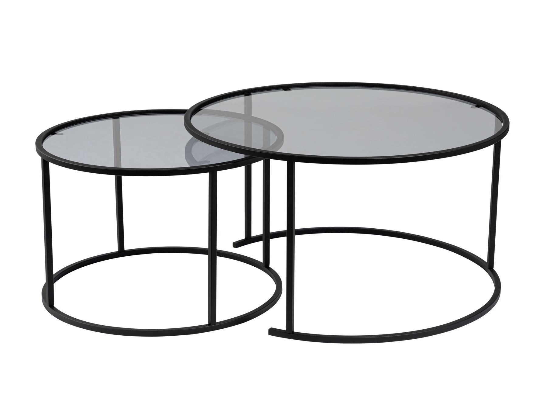 Set de măsuțe de cafea Novato 122 (Negru)