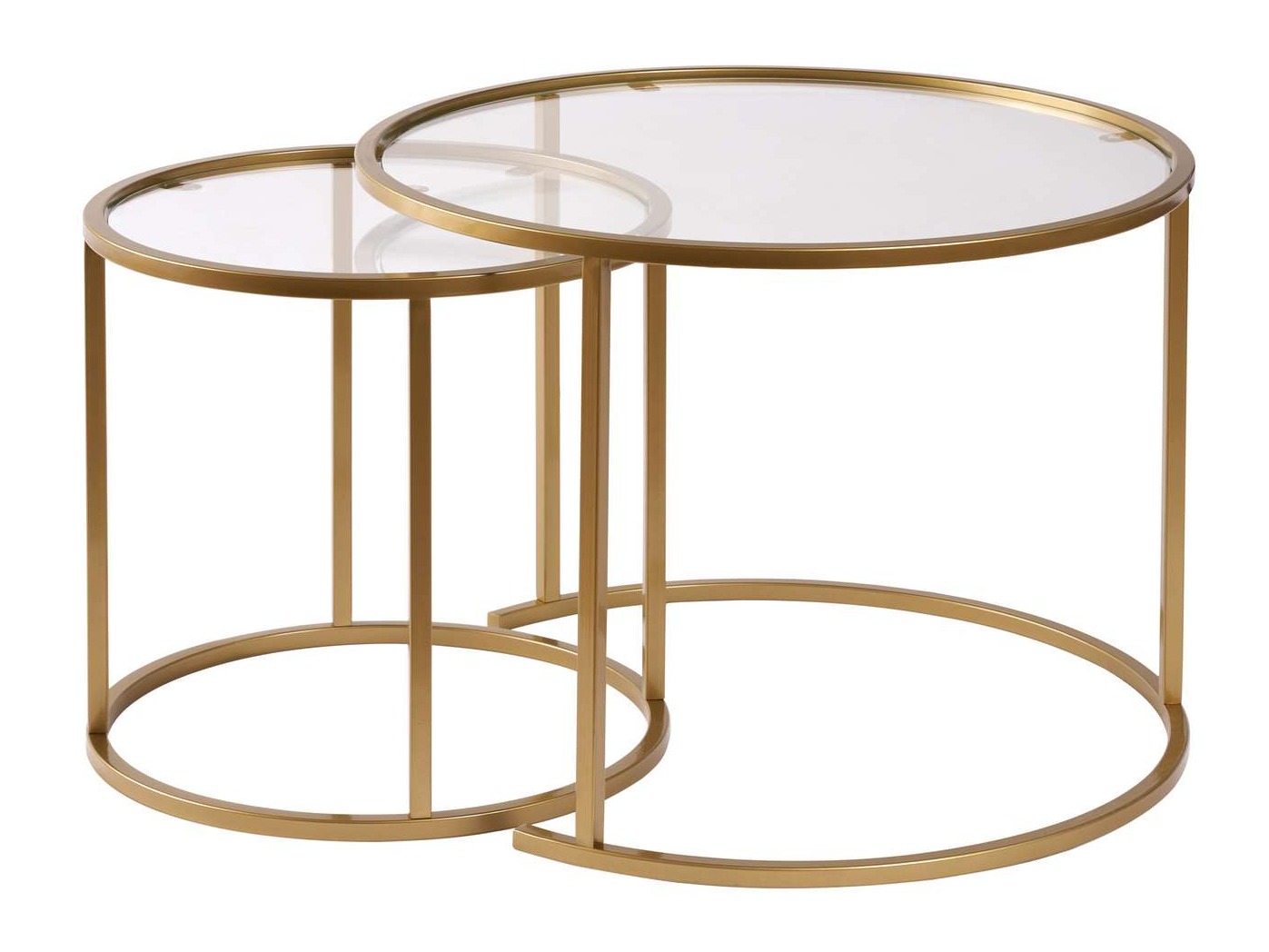 Set de măsuțe de cafea Novato 123 (Auriu)