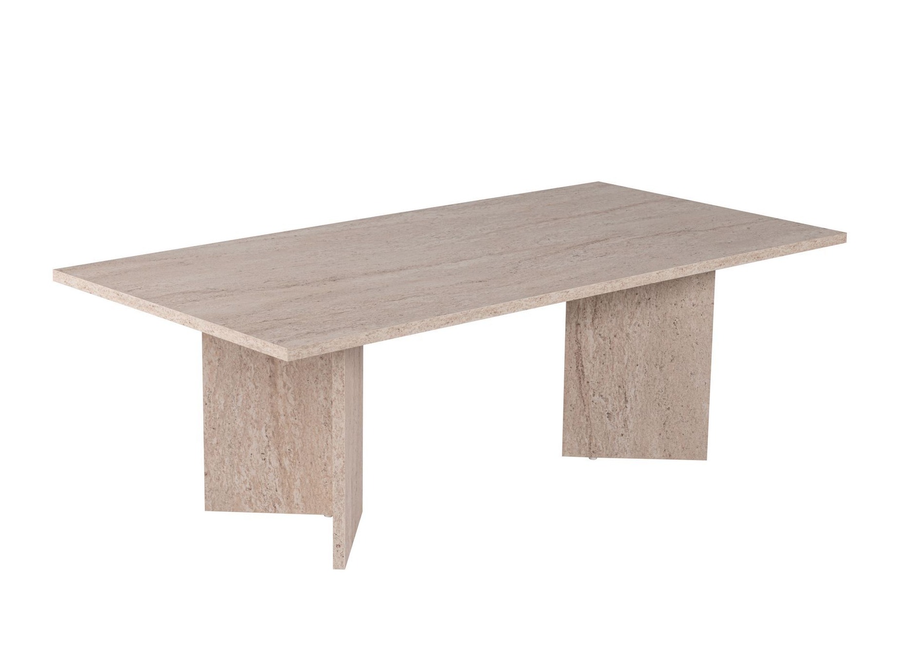 Măsuță de cafea Novato 132 (Travertin ușor)