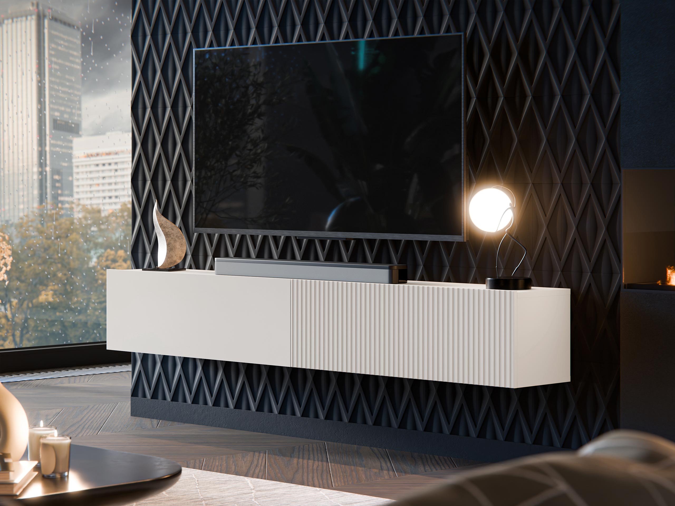 Comodă TV Calveru 101 (Cașmir)