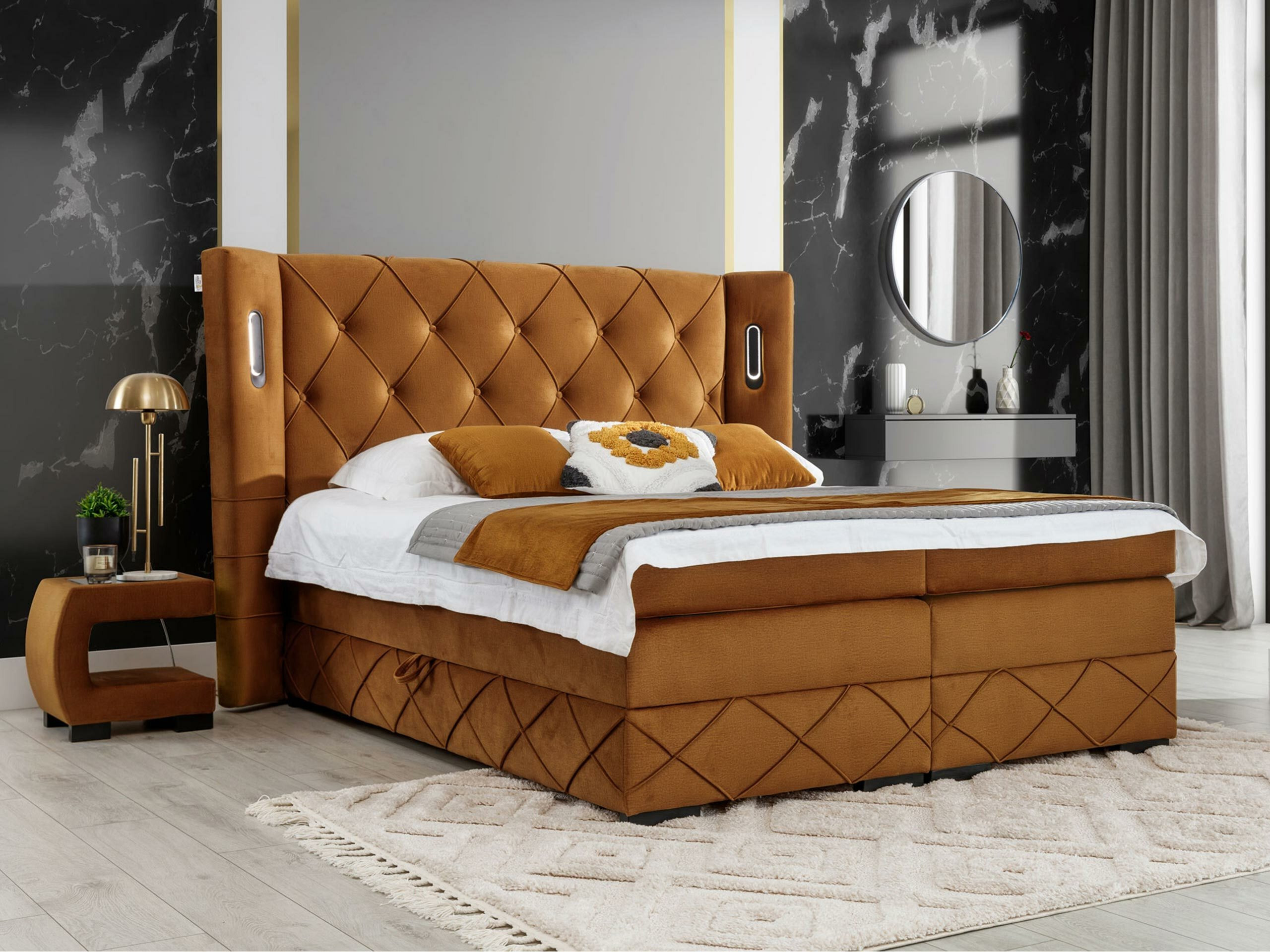 Pat boxspring Historia (Kameleon 48)