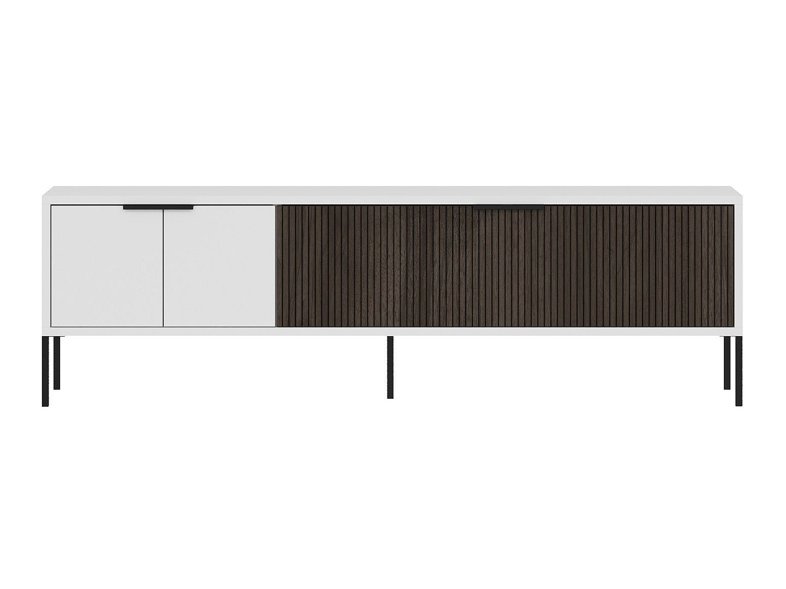 Comodă TV Kailua 2550 (Alb + Nuc)