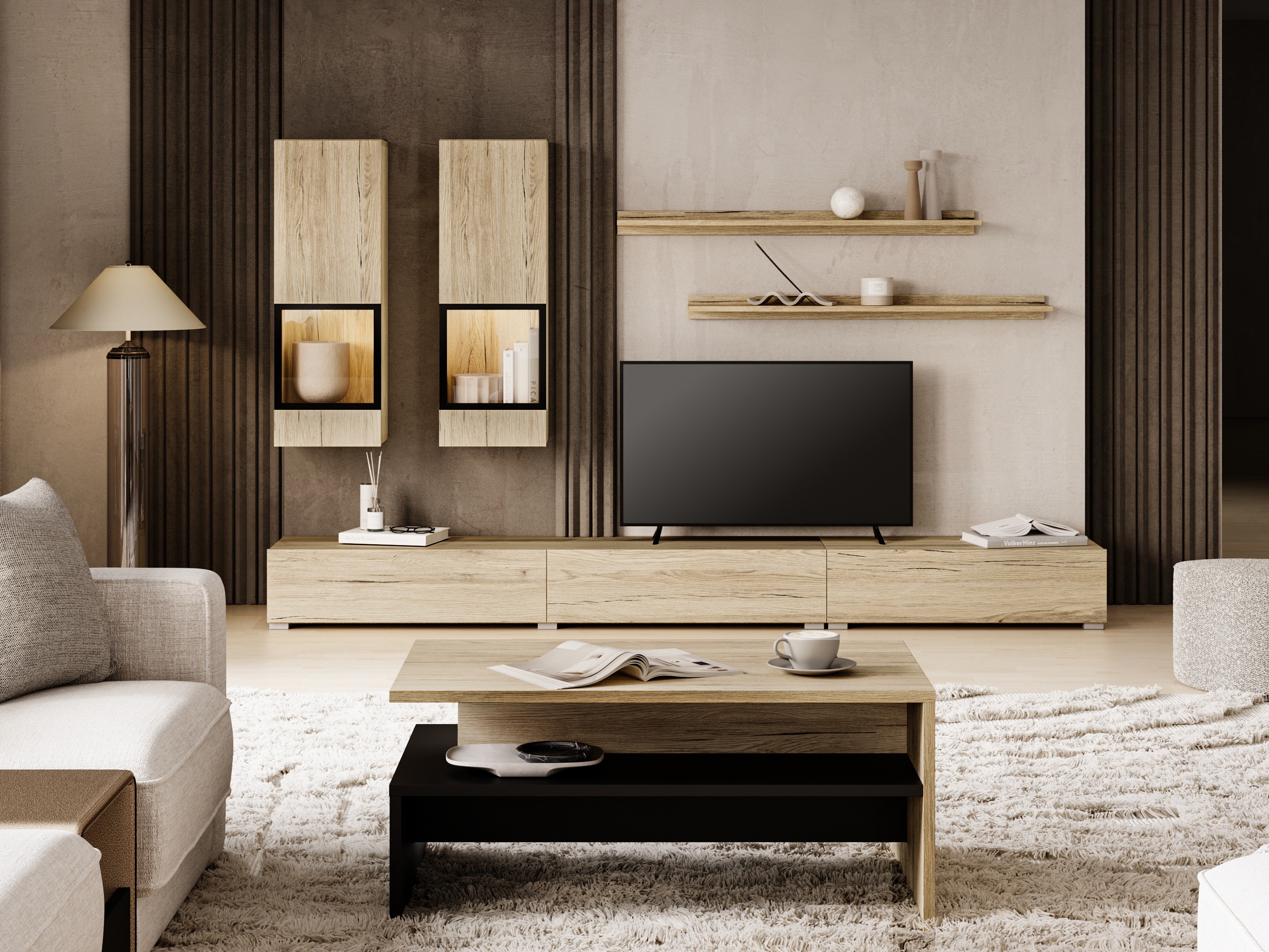 Set de living Serodeu 100 (Stejar San Remo)