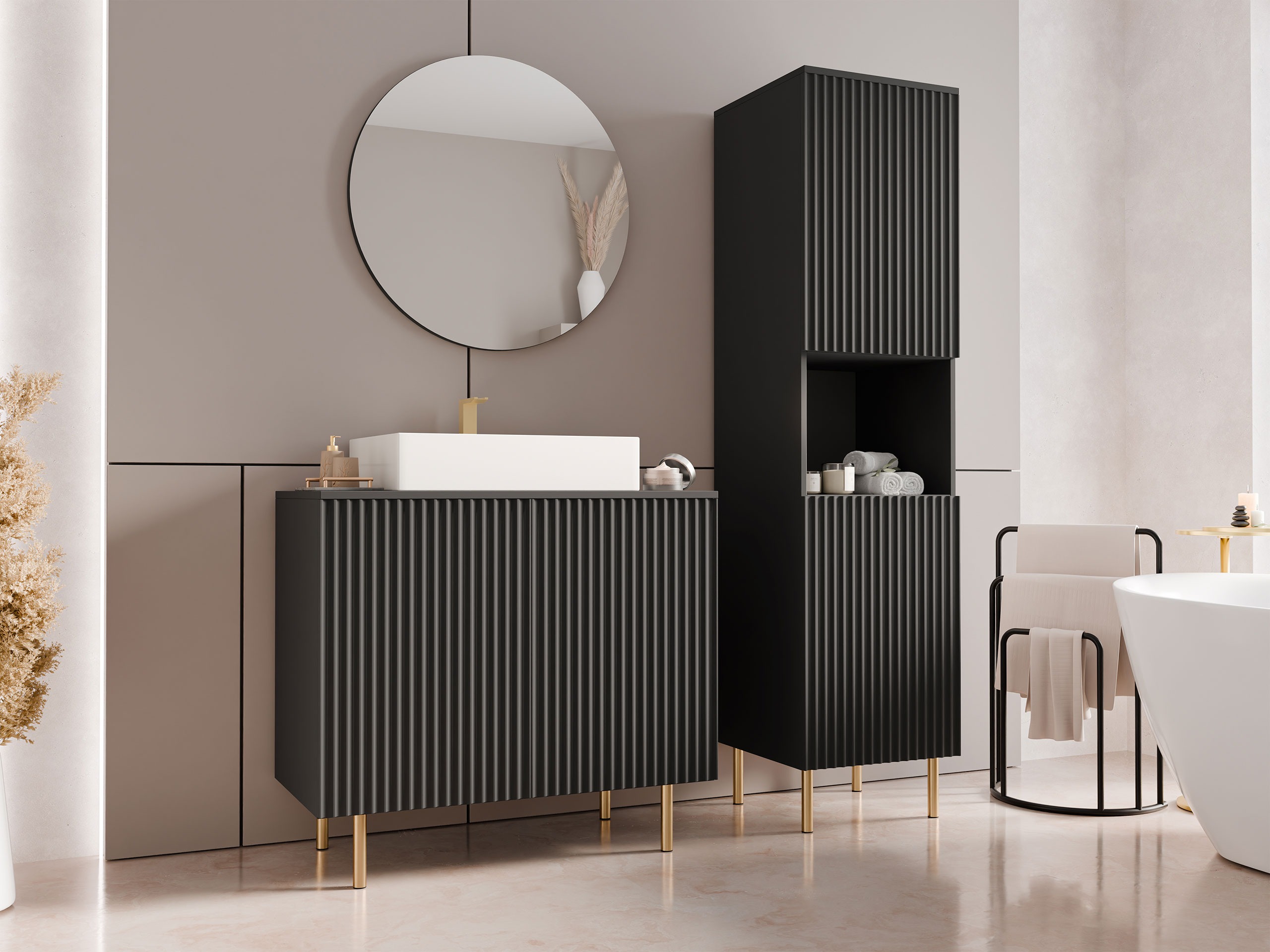 Set baie Decus III (Negru)