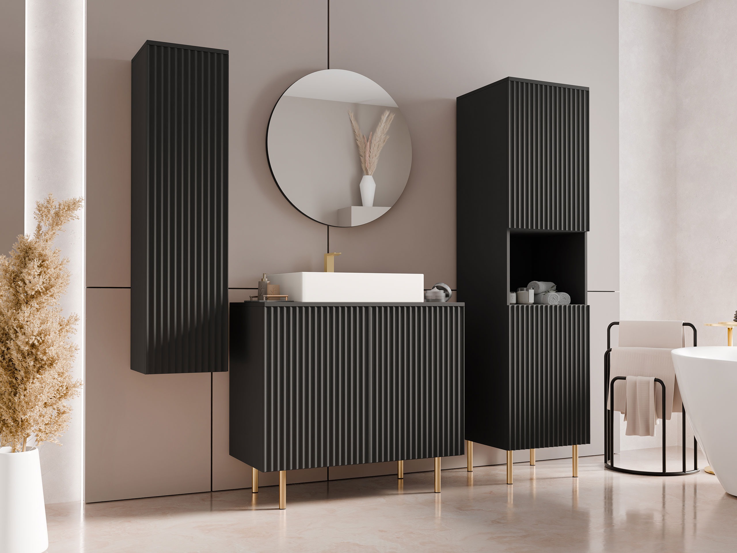 Set baie Decus V (Negru)