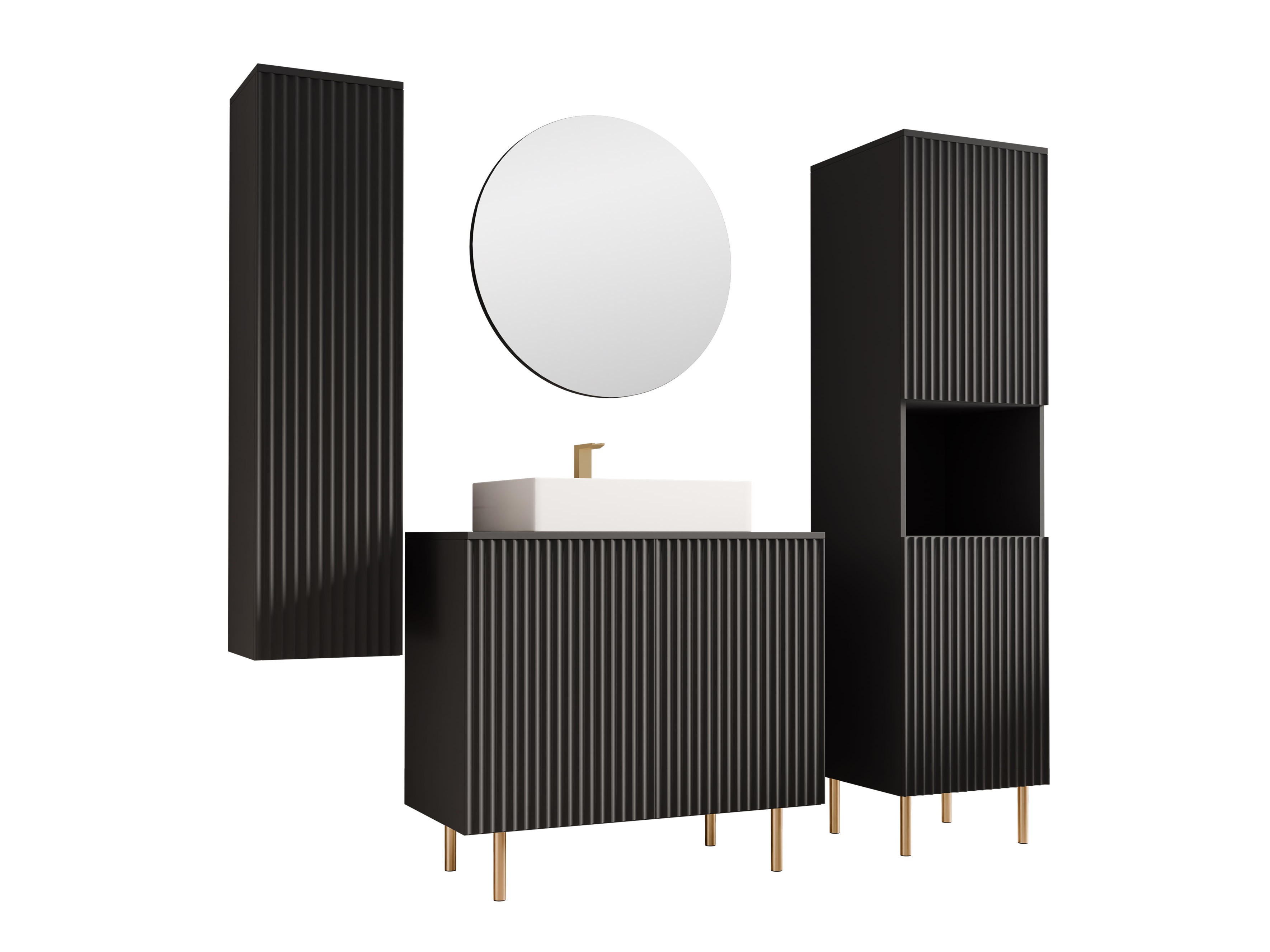Set baie Decus V (Negru)